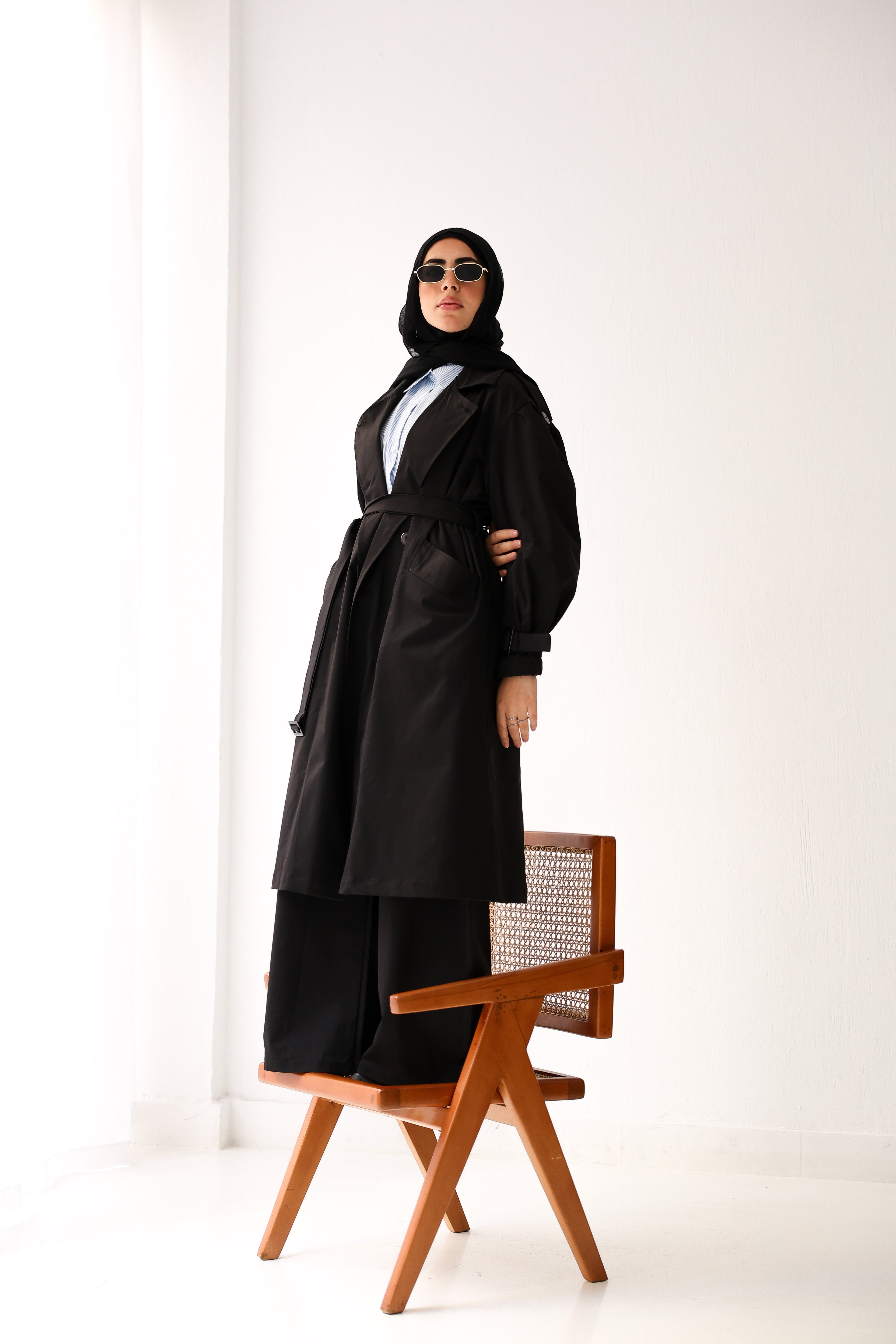 Elara Coat In Black