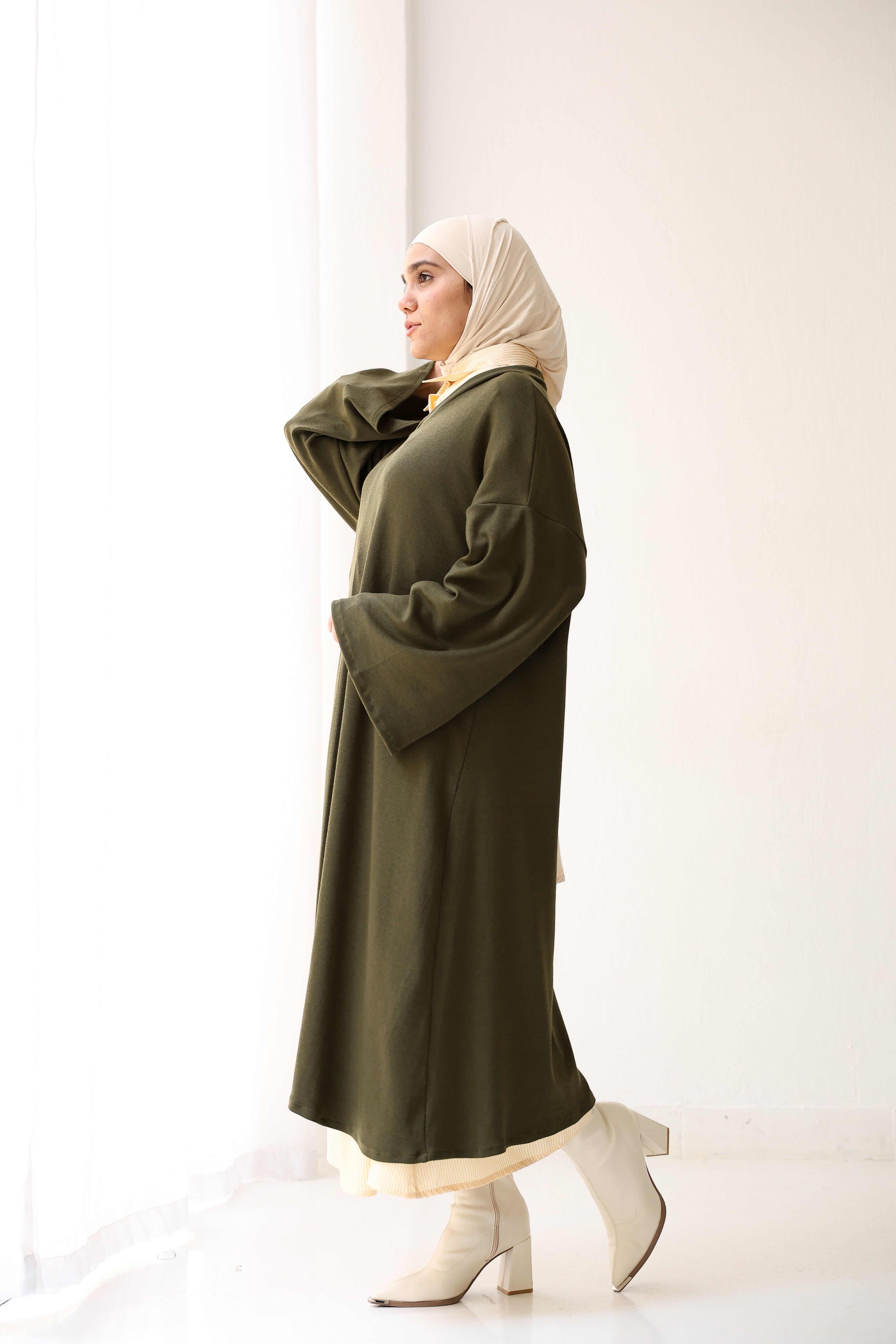 Liamma Set In Olive-Green