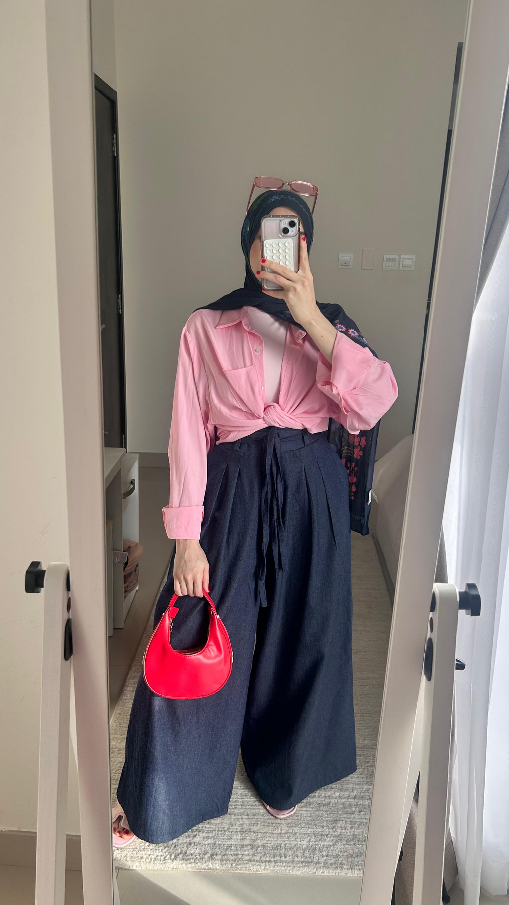 Luna Set (Pants) In Jeans (Grey)