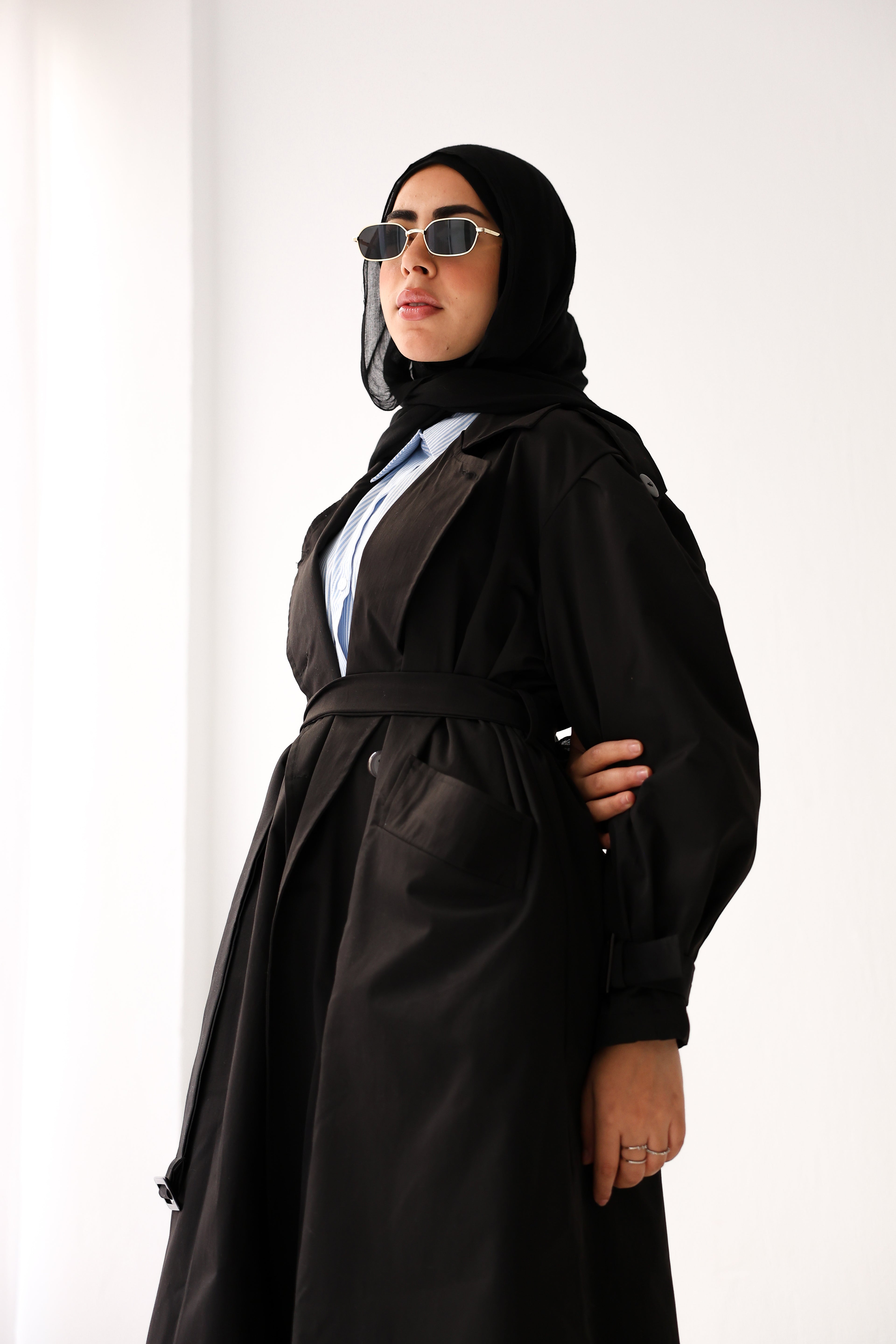 Elara Coat In Black