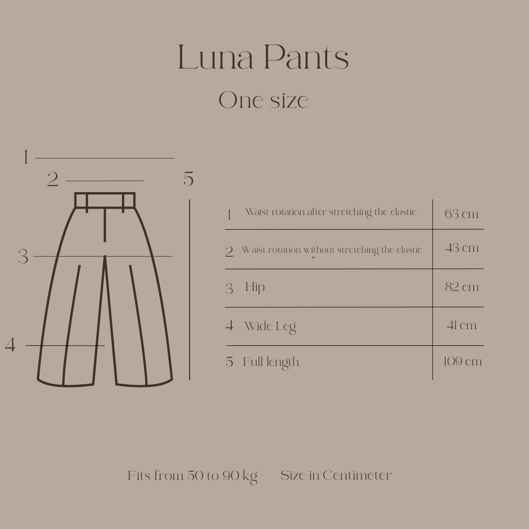 Luna Set (Pants) In Pure-Lenin