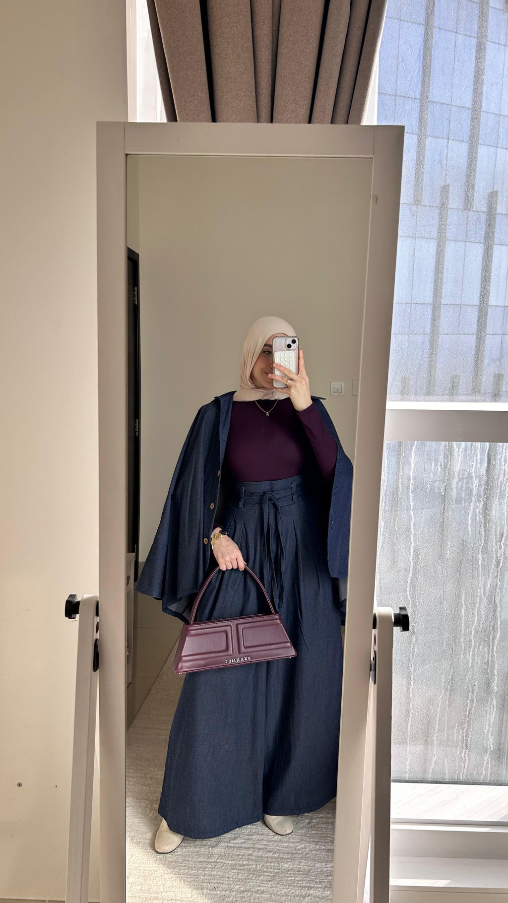 Luna Set (Pants) In Jeans (Grey)