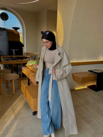 Angilia Coat In Pure-Linen