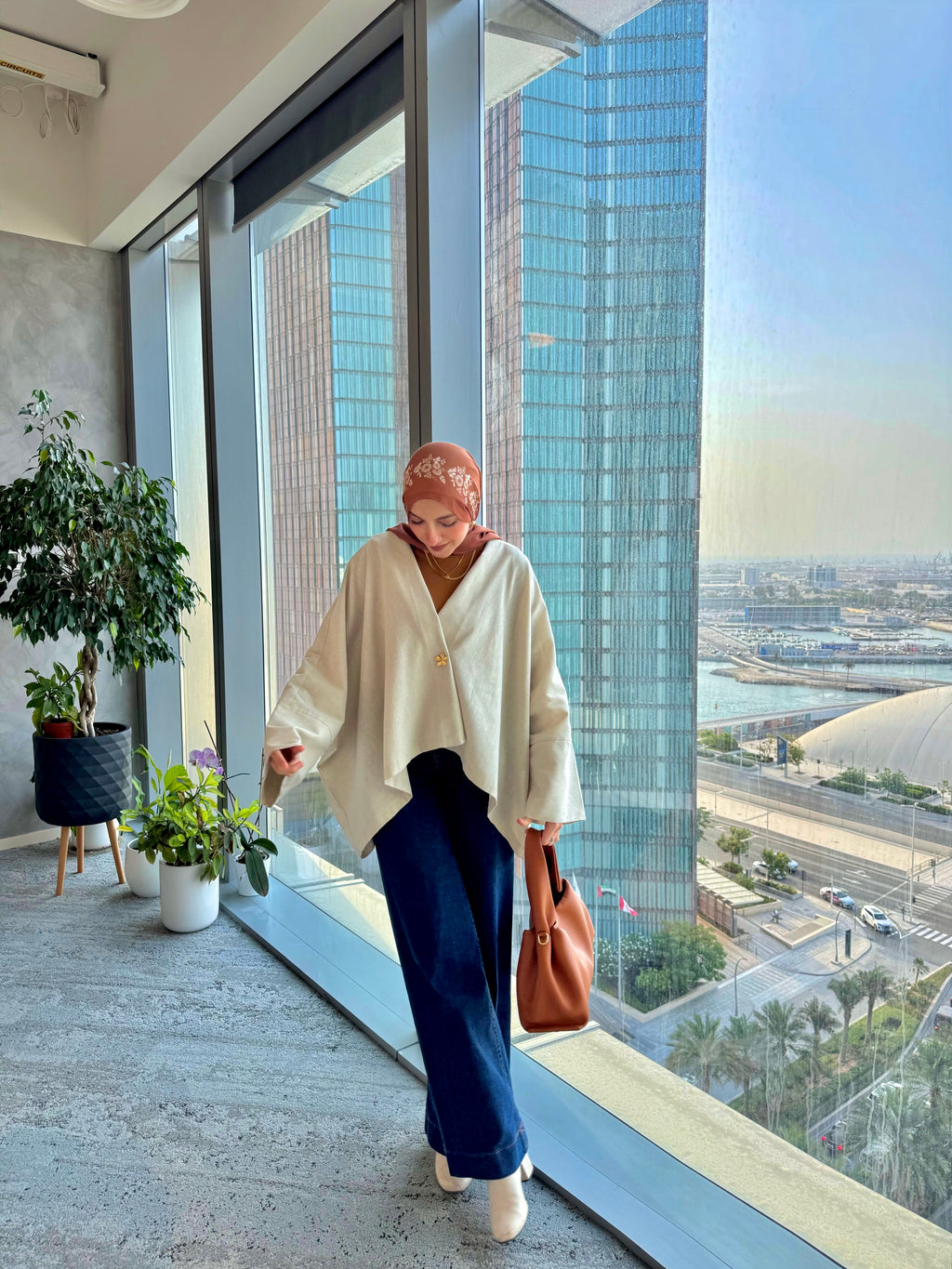 Luna Jacket In Pure-Lenin