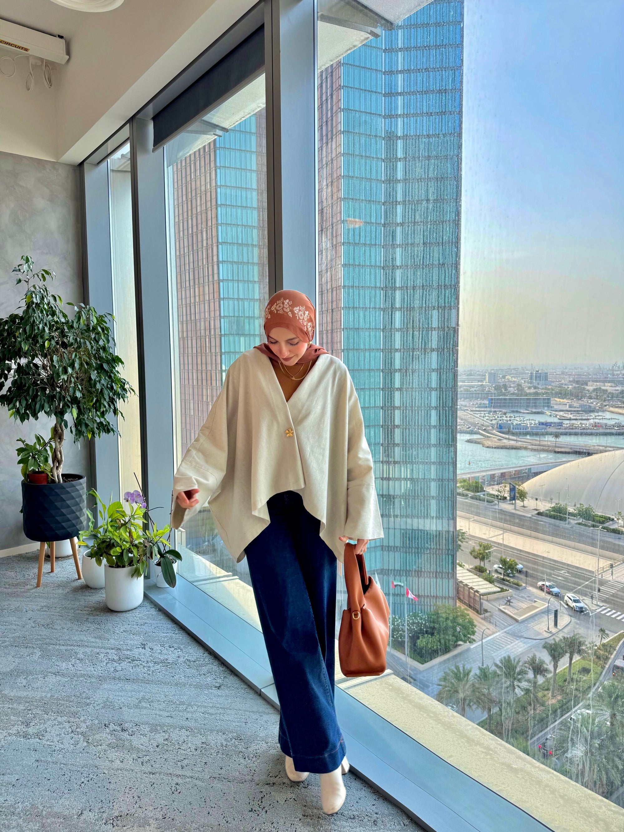 Luna Jacket In Pure-Lenin