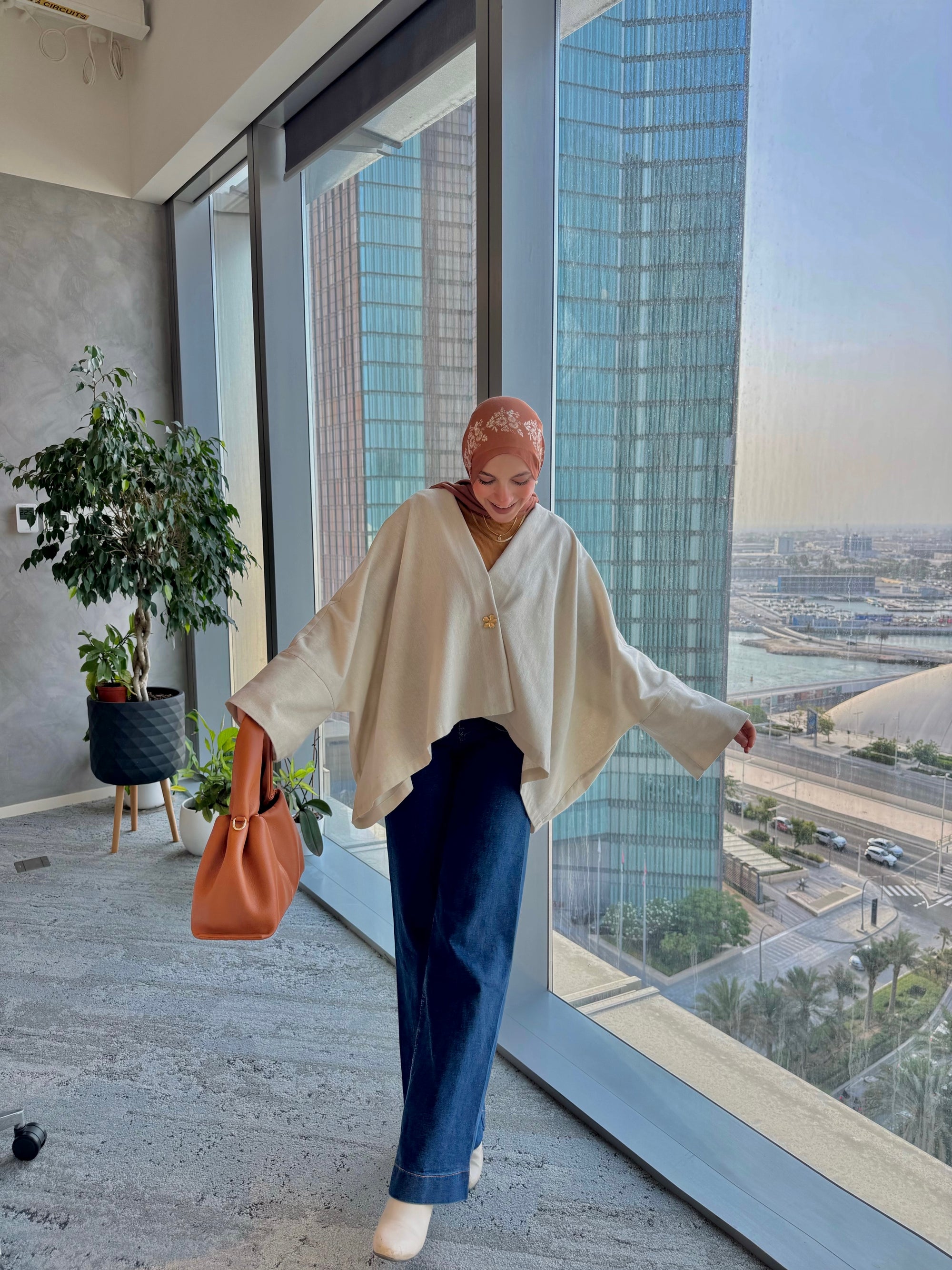 Luna Jacket In Pure-Lenin