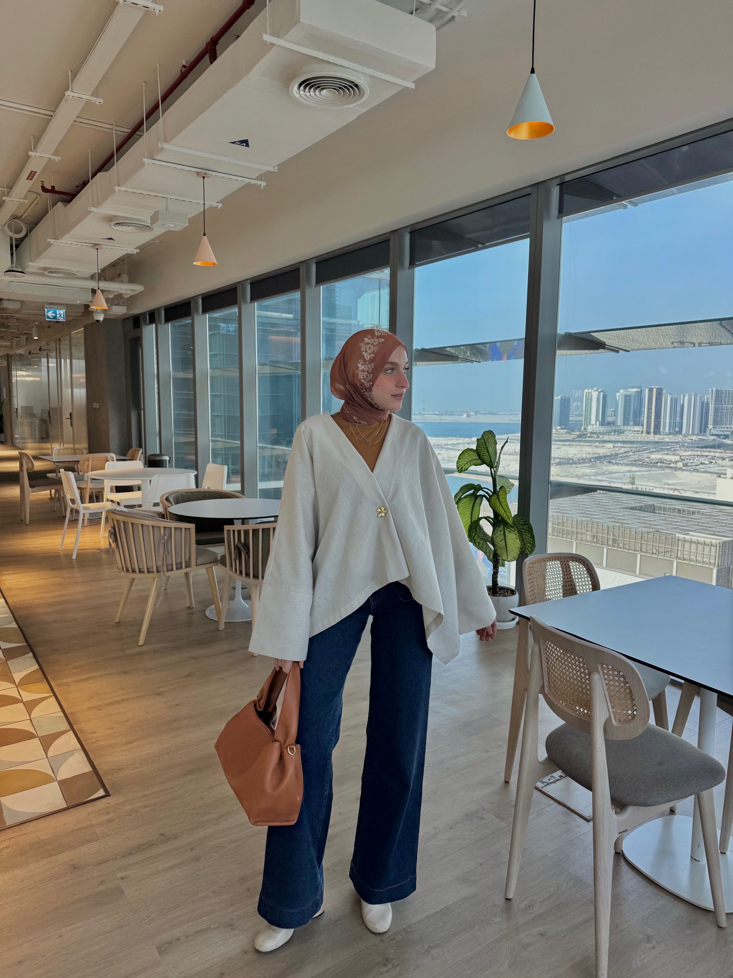 Luna Jacket In Pure-Linen
