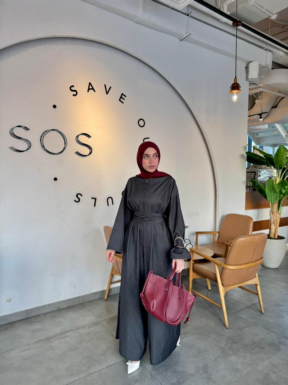 Angilia Jumpsuit (Long-Sleeves) In Jeans