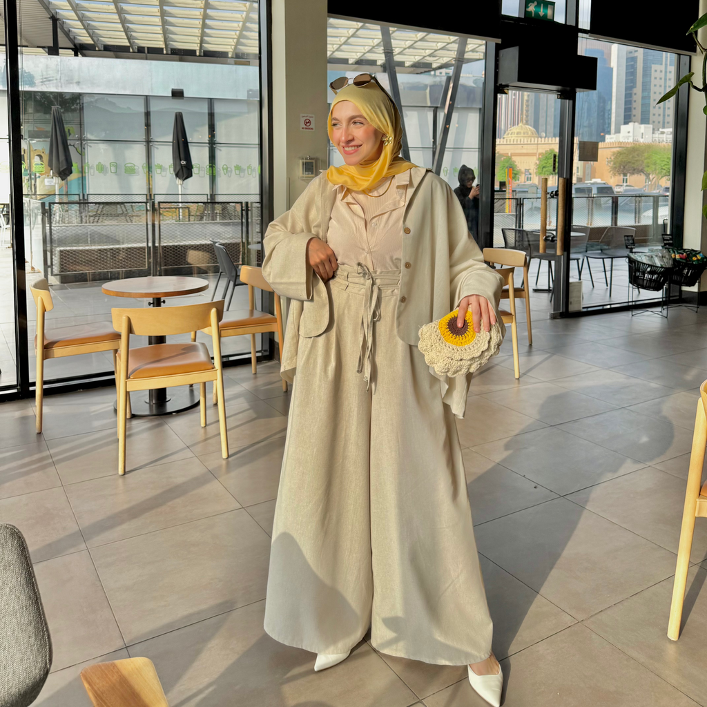 Luna Set (Pants) In Pure-Linen