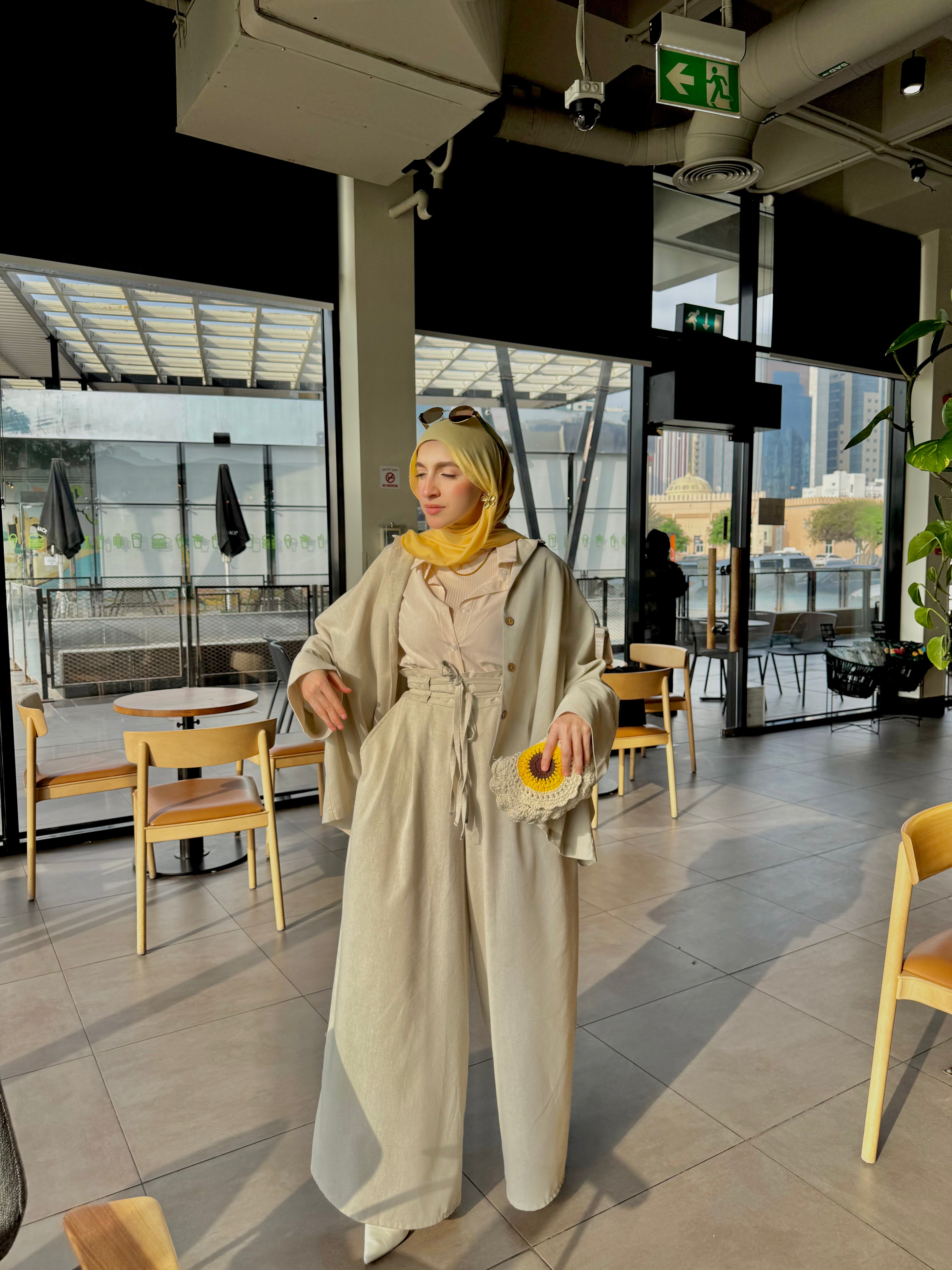 Luna Set (Pants) In Pure-Linen