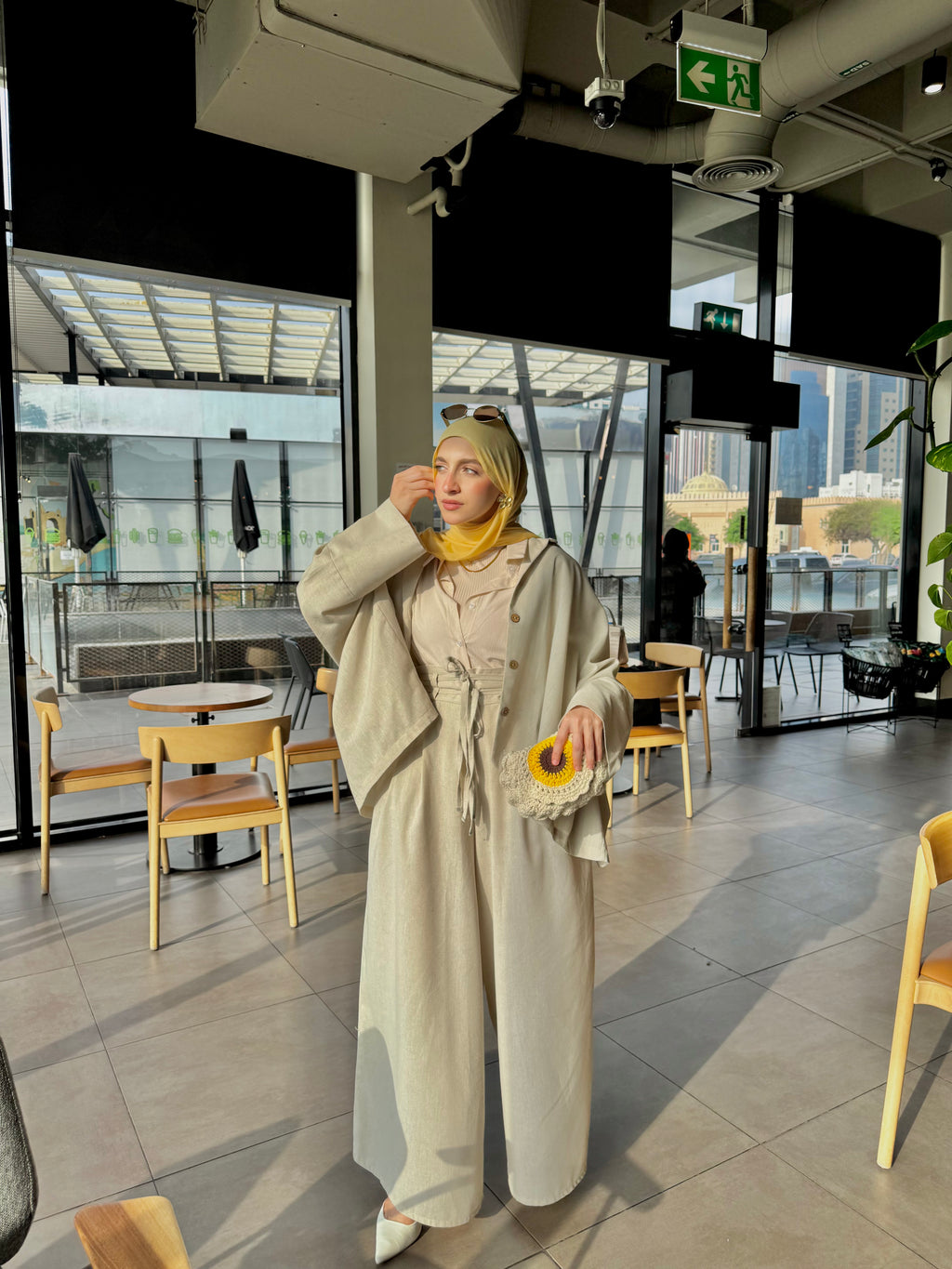 Luna Set (Pants) In Pure-Lenin