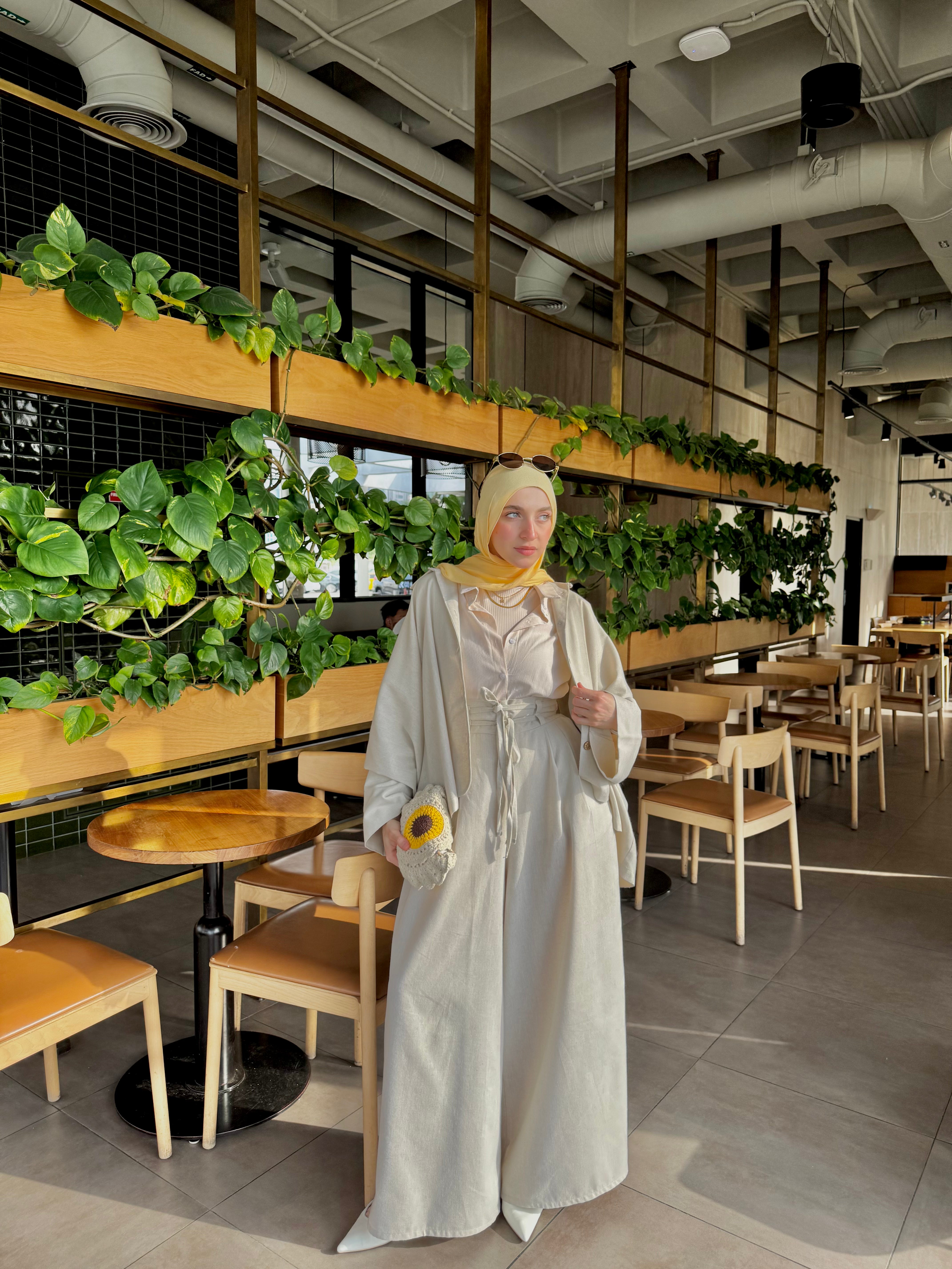 Luna Set (Pants) In Pure-Linen