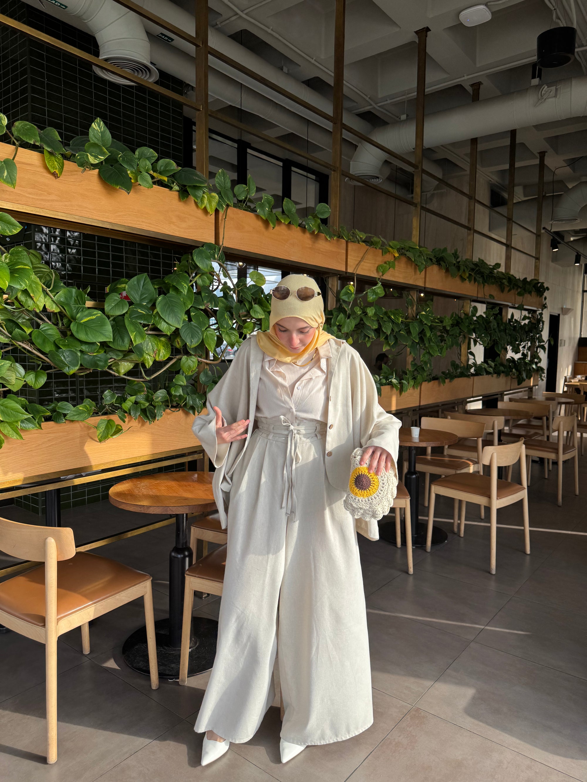 Luna Set (Pants) In Pure-Lenin
