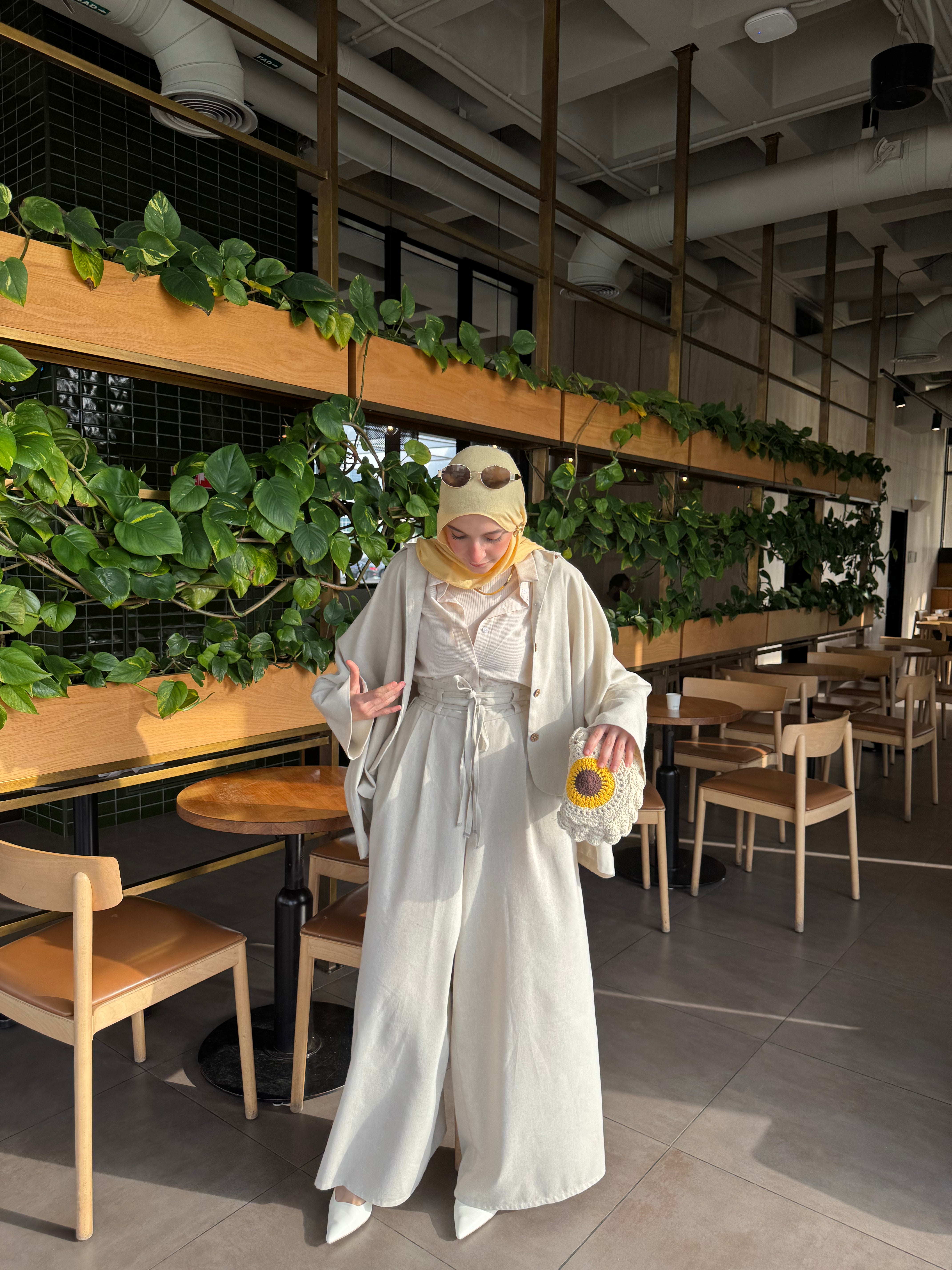 Luna Set (Pants) In Pure-Linen