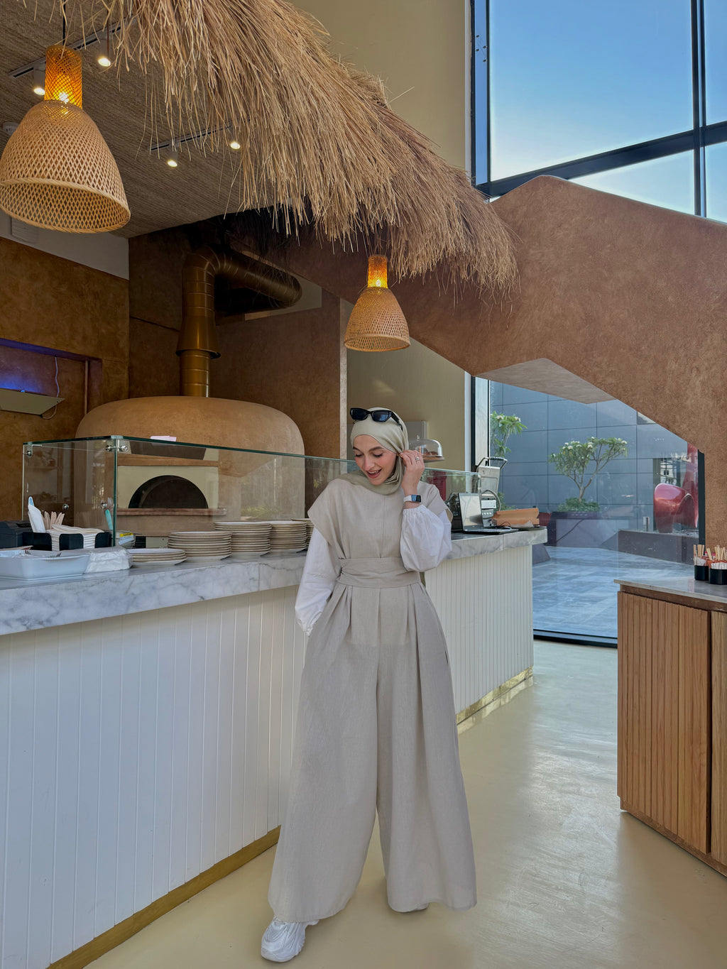 Angilia Jumpsuit (Sleeveless) Pure-Linen