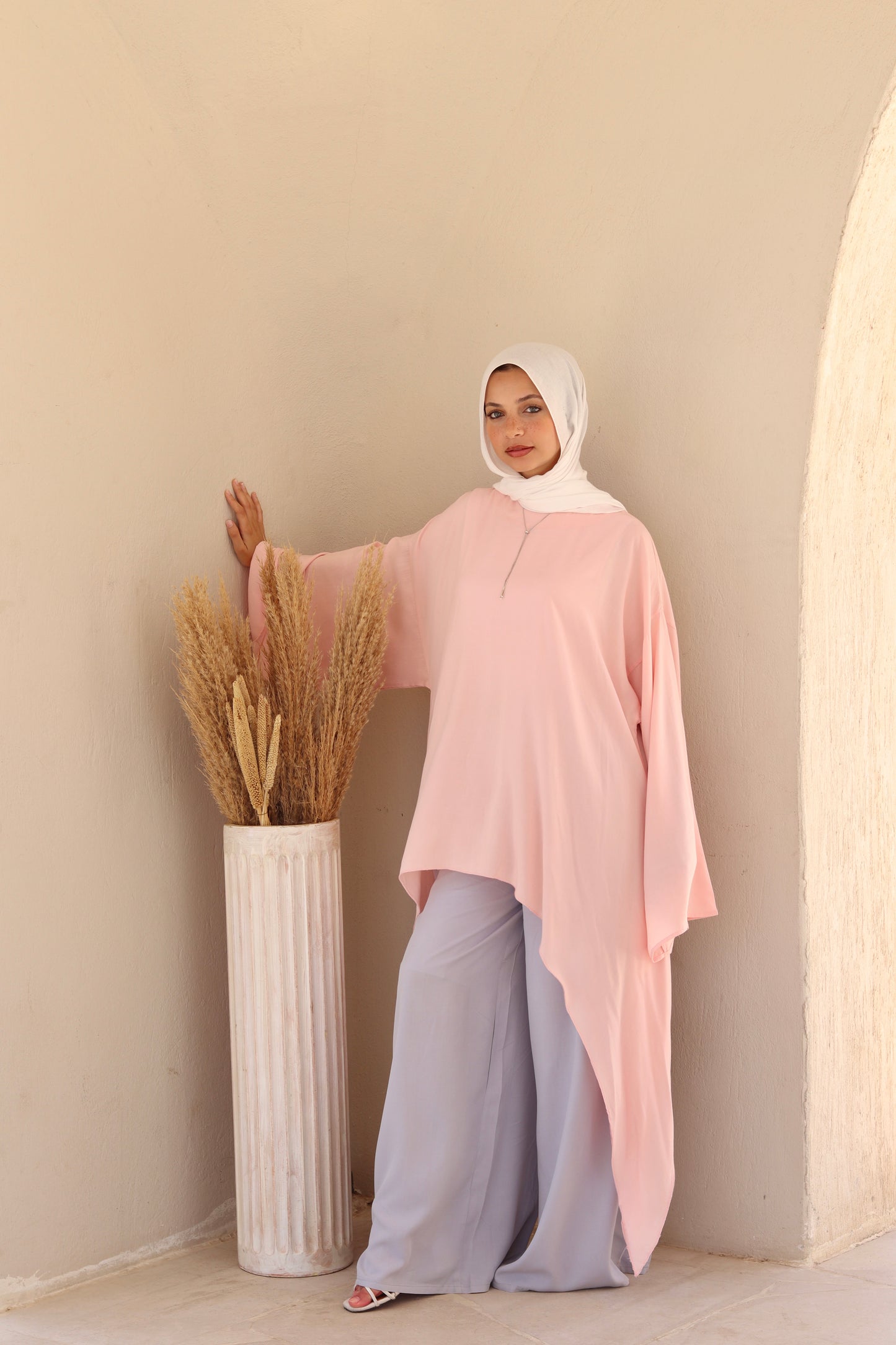 Laiana Set|Blouse|Pants In Semon