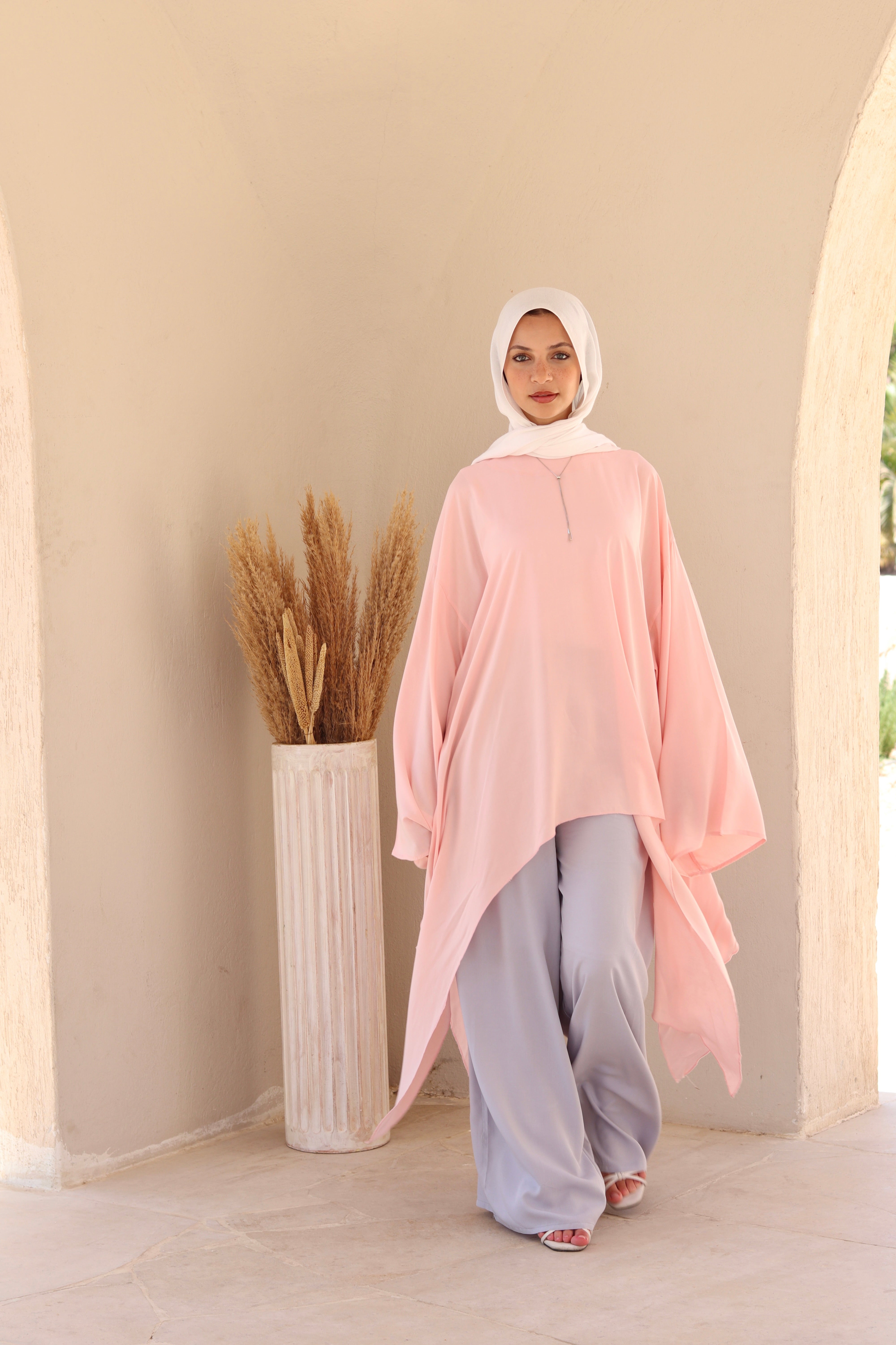 Laiana Set|Blouse|Pants In Semon