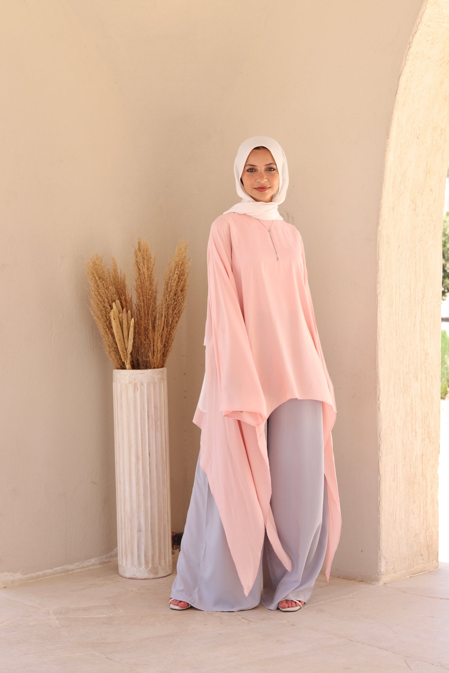 Laiana Set|Blouse|Pants In Semon