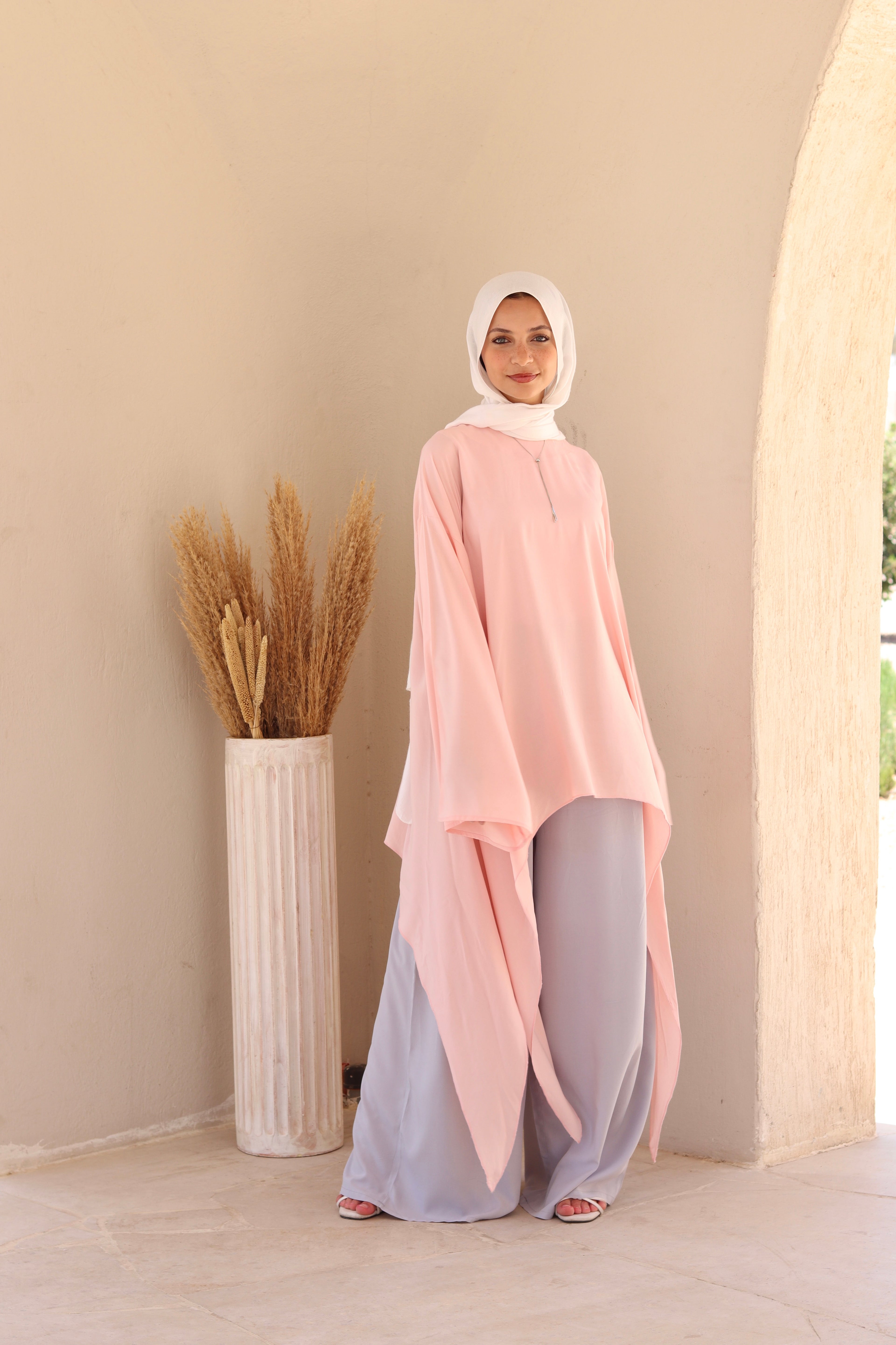 Laiana Set|Blouse|Pants In Semon