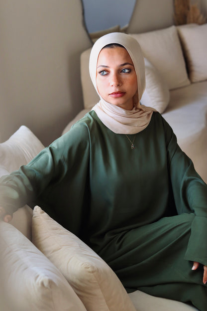 Liliana Set|Blouse|Pants In Olive-Green