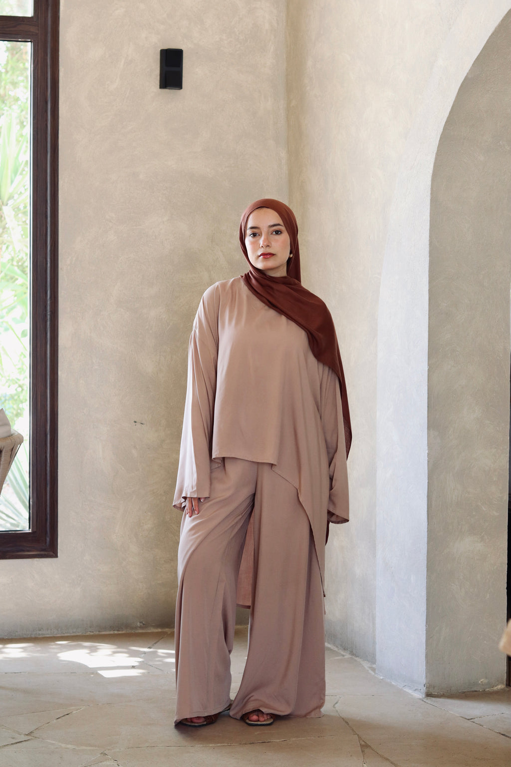 Liliana Set|Blouse|Pants In Cafe