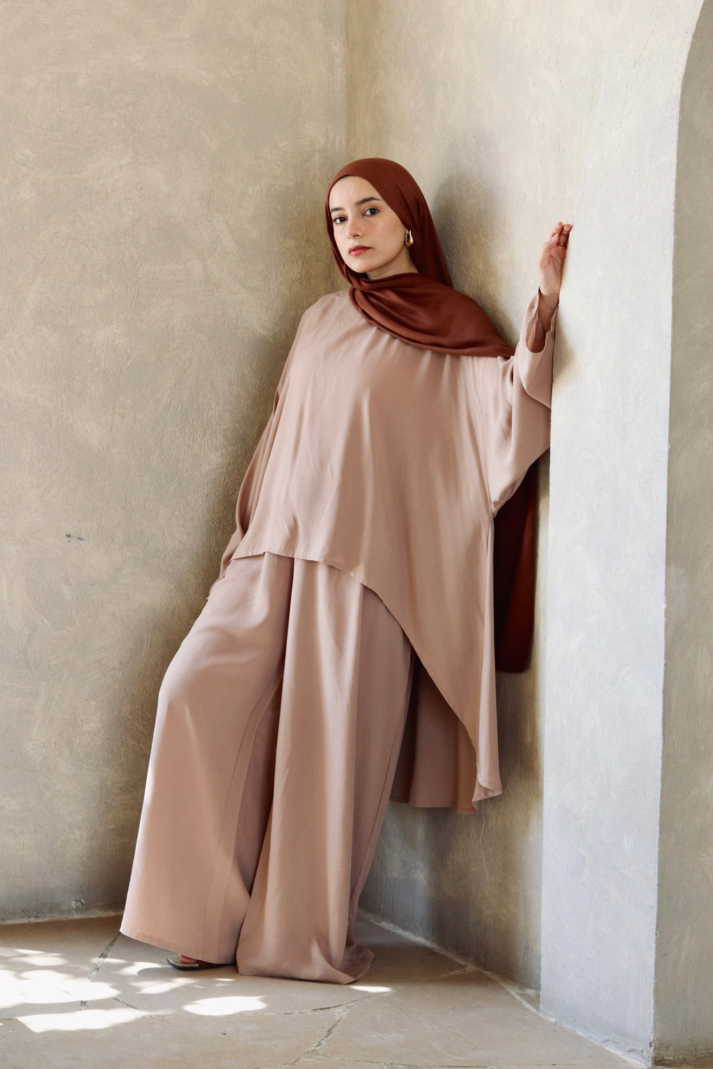 Liliana Set|Blouse|Pants In Cafe