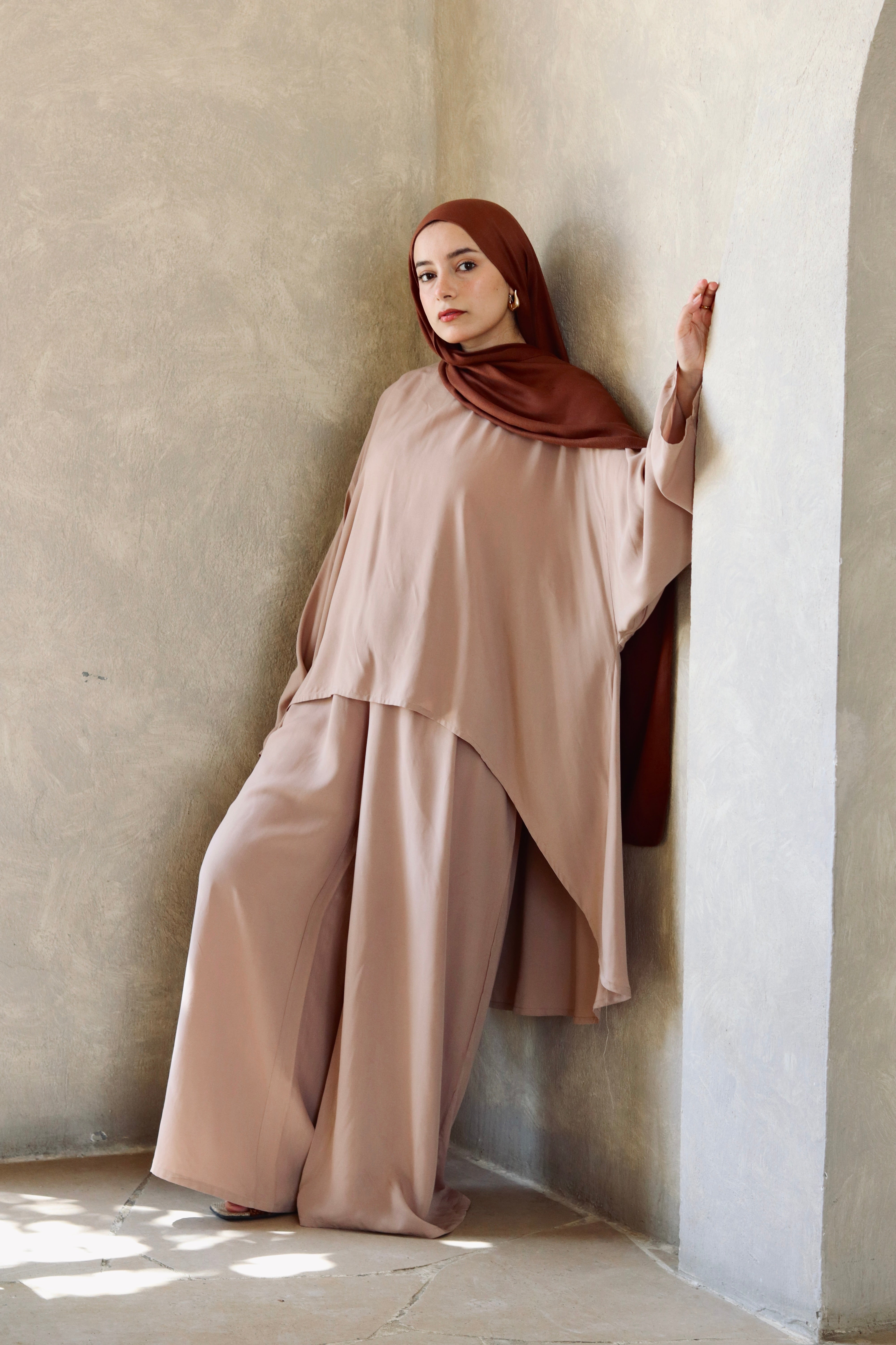 Liliana Set|Blouse|Pants In Cafe