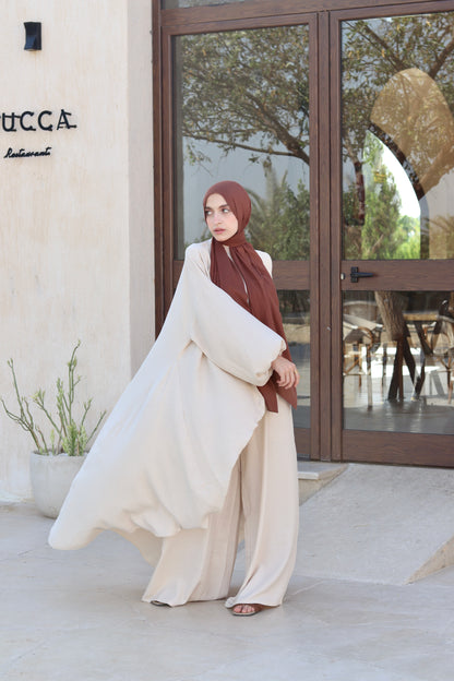 Melissa Set|Cardigan|Pants In Light-Beige