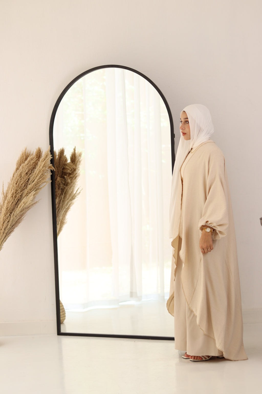 Melissa Set|Cardigan|Pants In Light-Beige