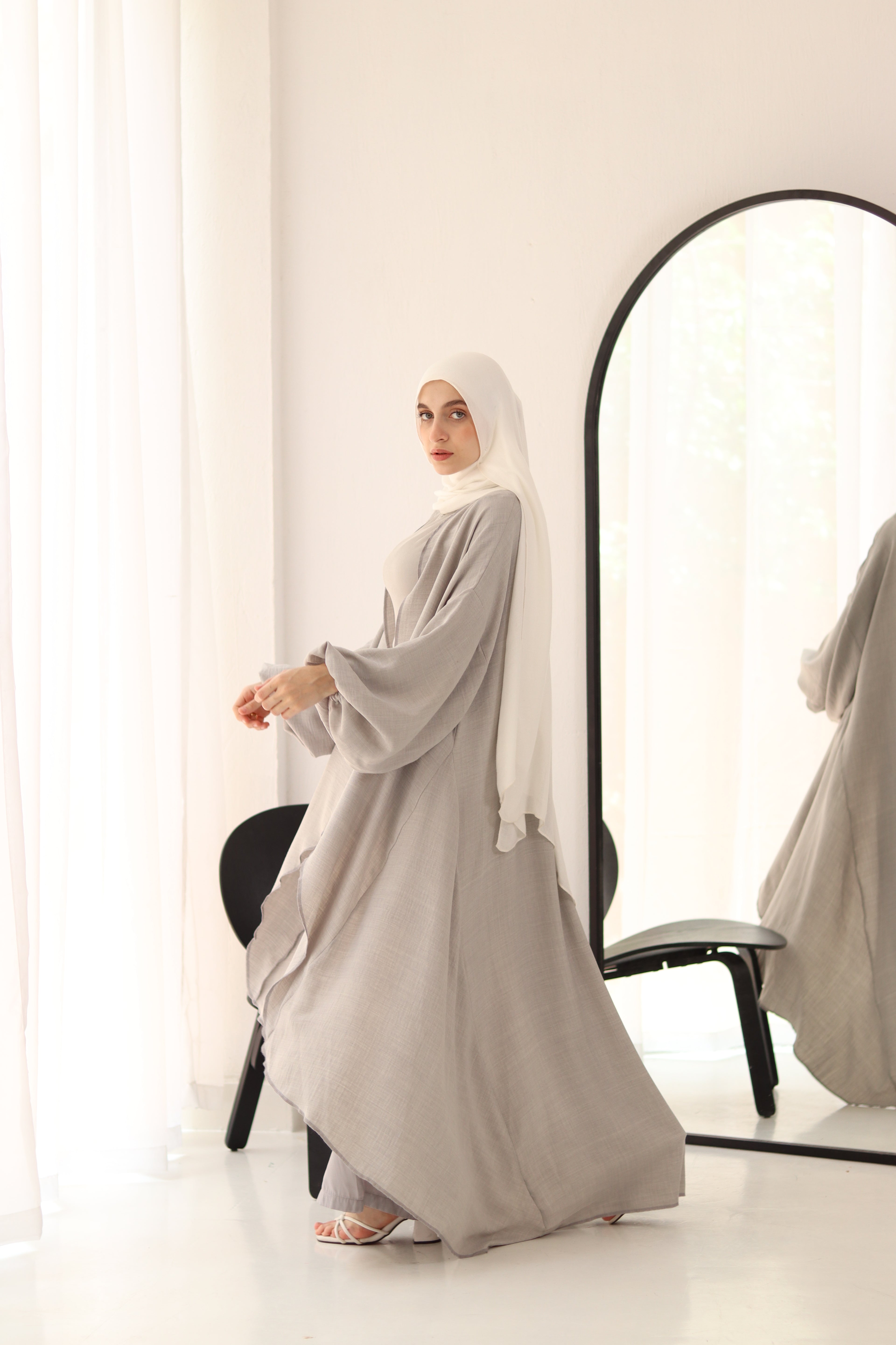 Melissa Set|Cardigan|Pants In Grey