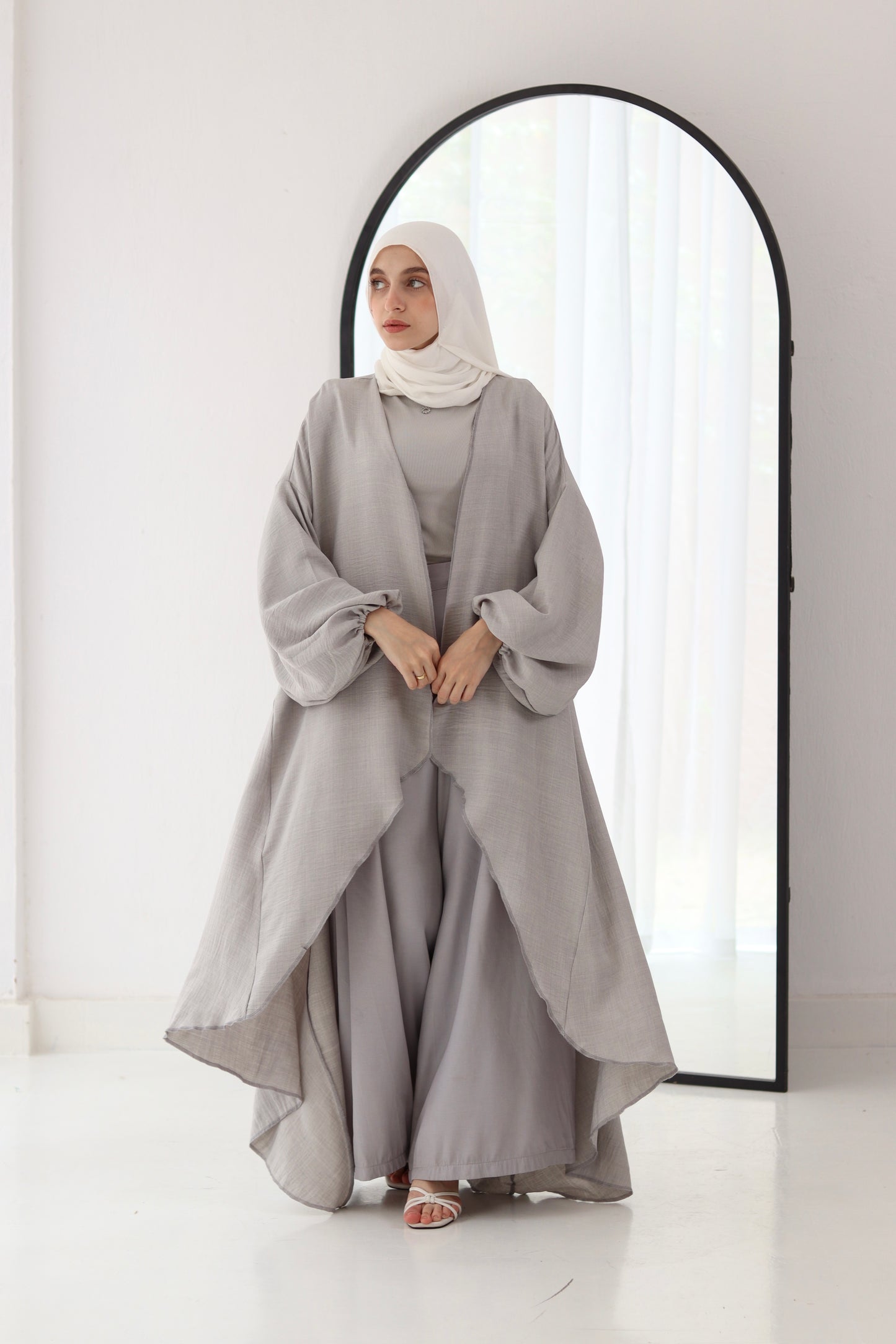 Melissa Set|Cardigan|Pants In Grey