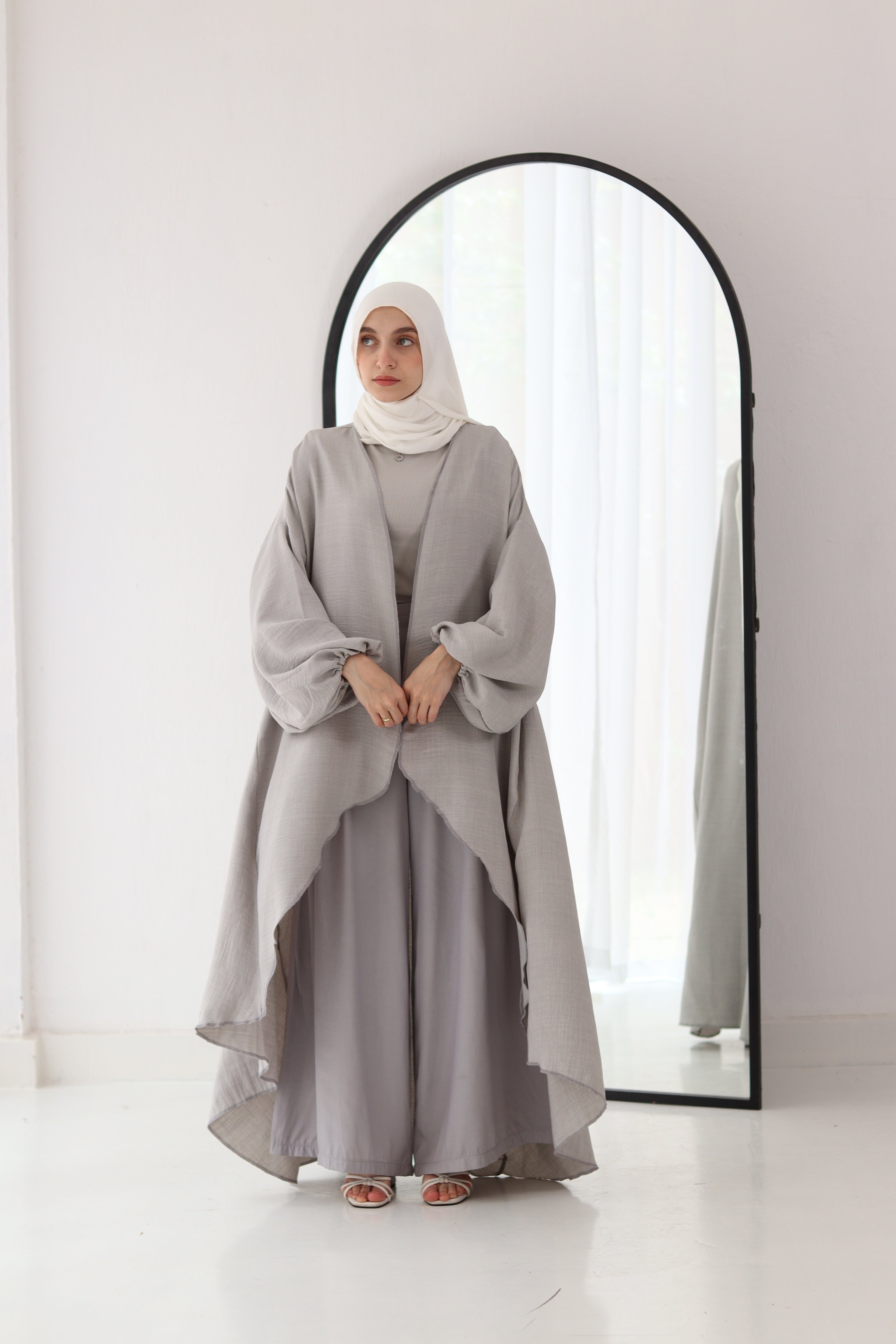 Melissa Set|Cardigan|Pants In Grey