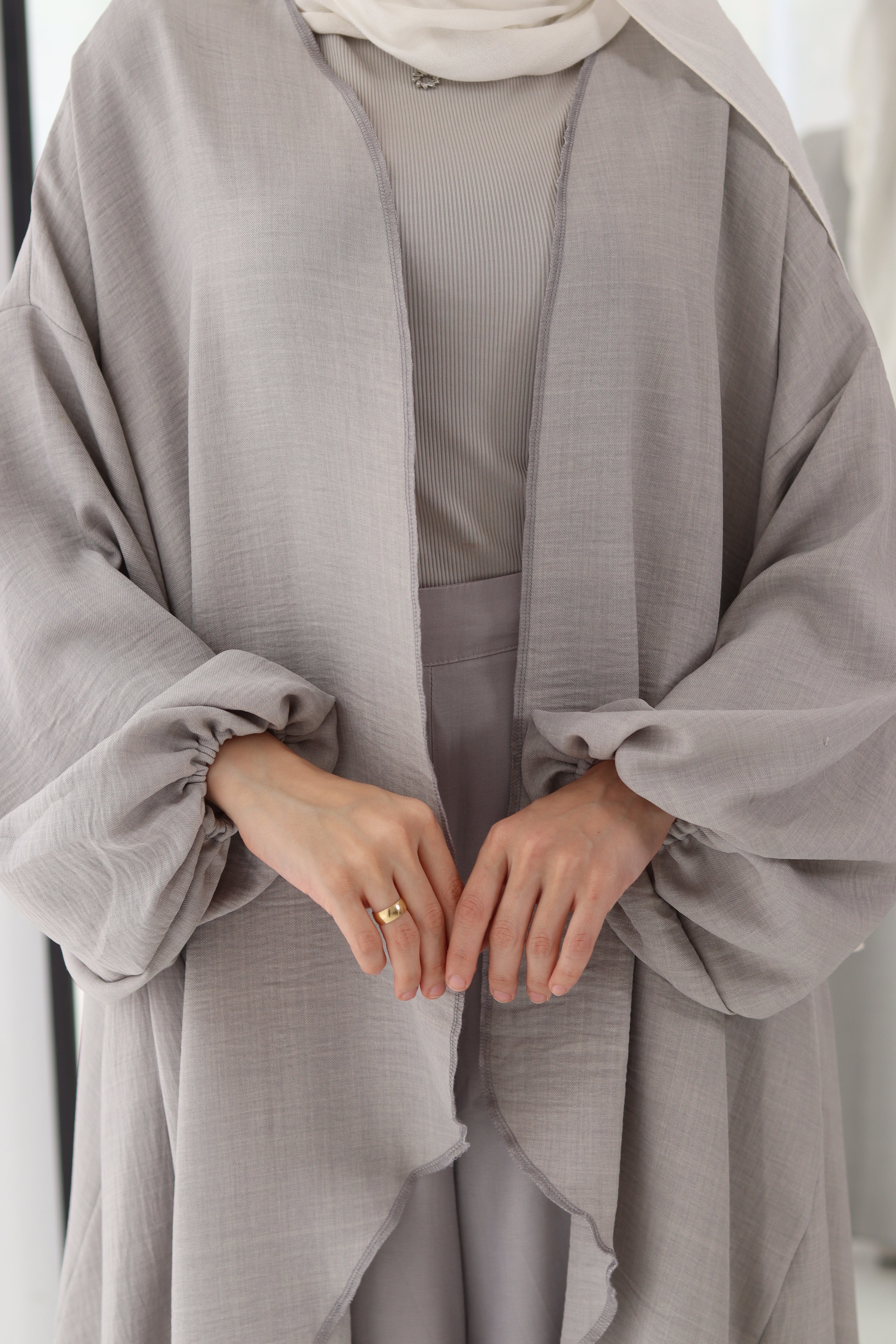 Melissa Set|Cardigan|Pants In Grey