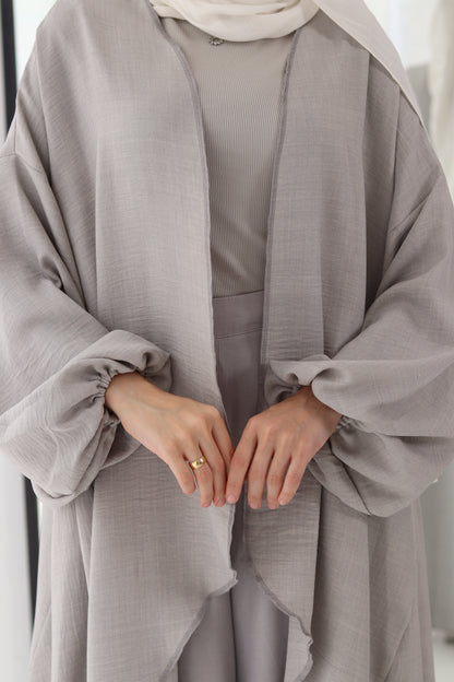 Melissa Set|Cardigan|Pants In Grey