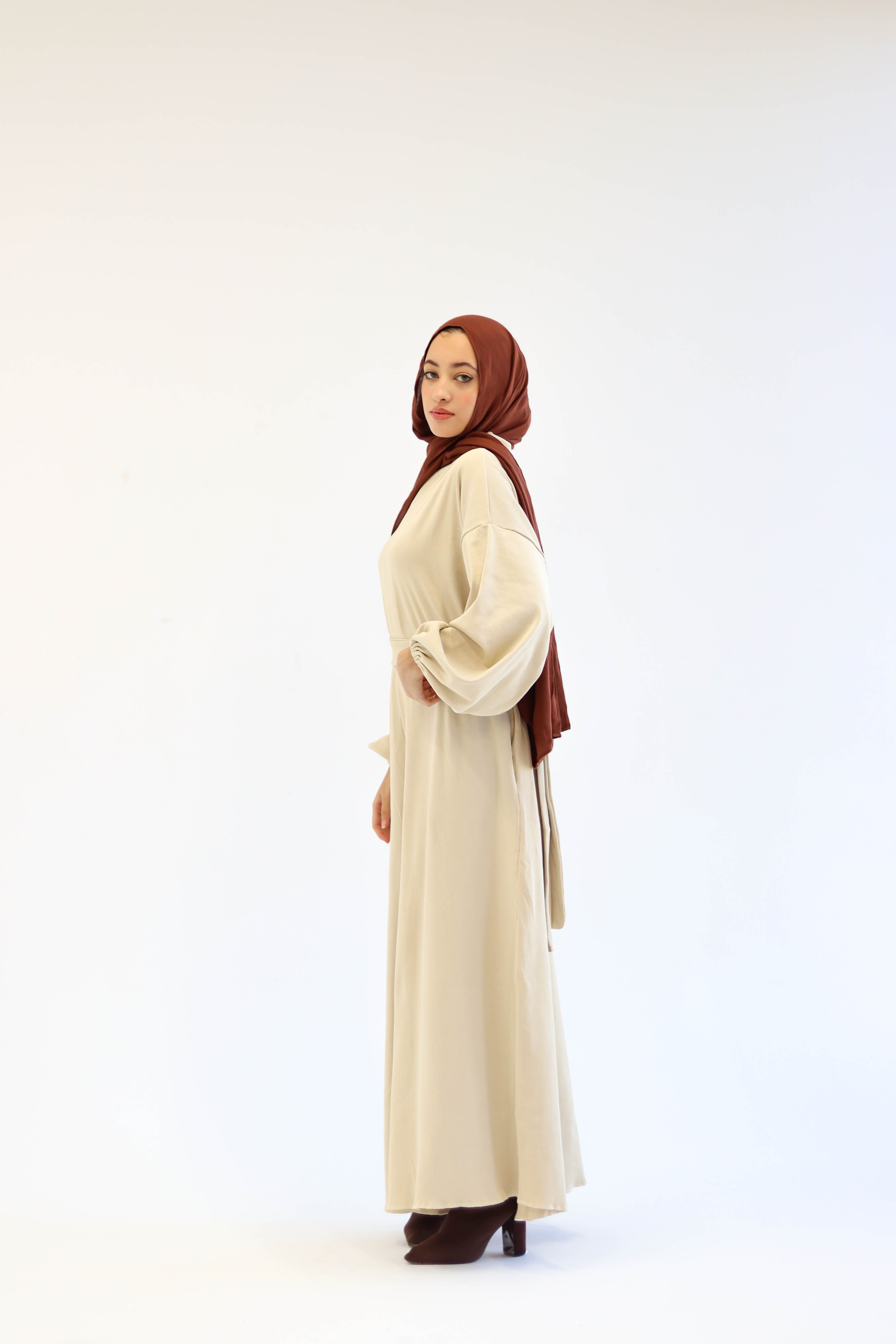 Asiia Set|Cape|Jumpsuit In Beige