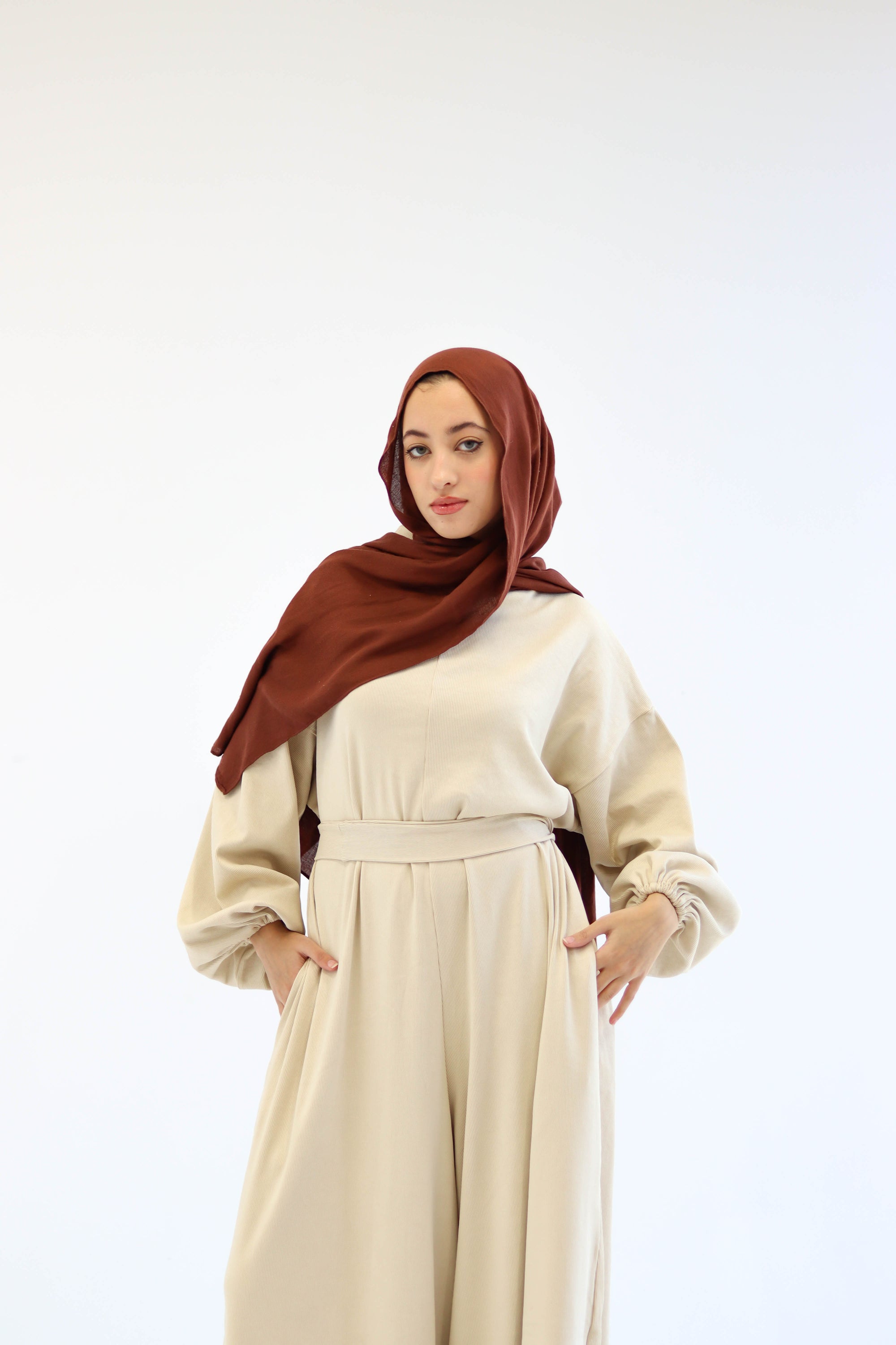 Asiia Set|Cape|Jumpsuit In Beige