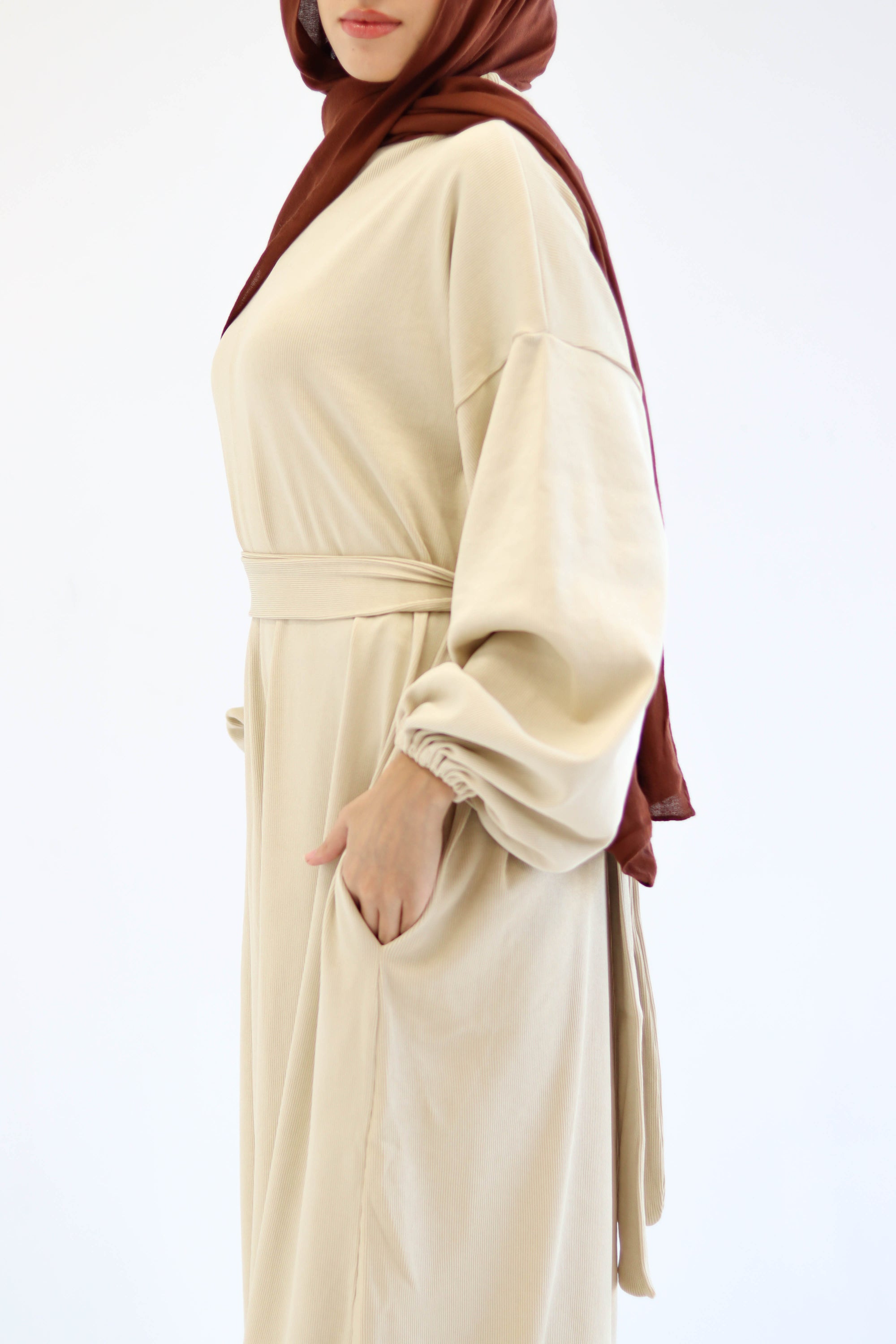 Asiia Set|Cape|Jumpsuit In Beige