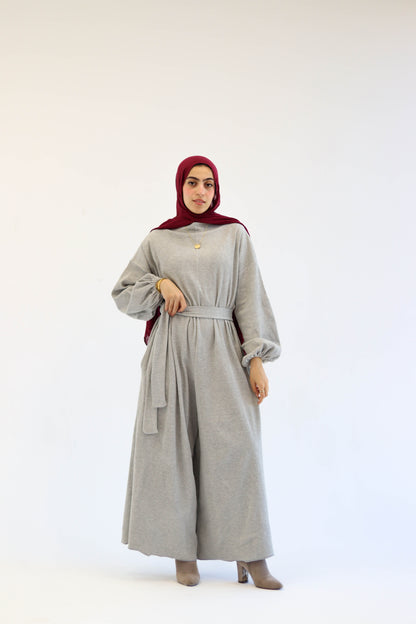 Asiia Set|Cape|Jumpsuit In Light-Grey