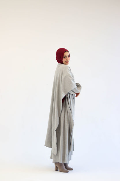 Asiia Set|Cape|Jumpsuit In Light-Grey
