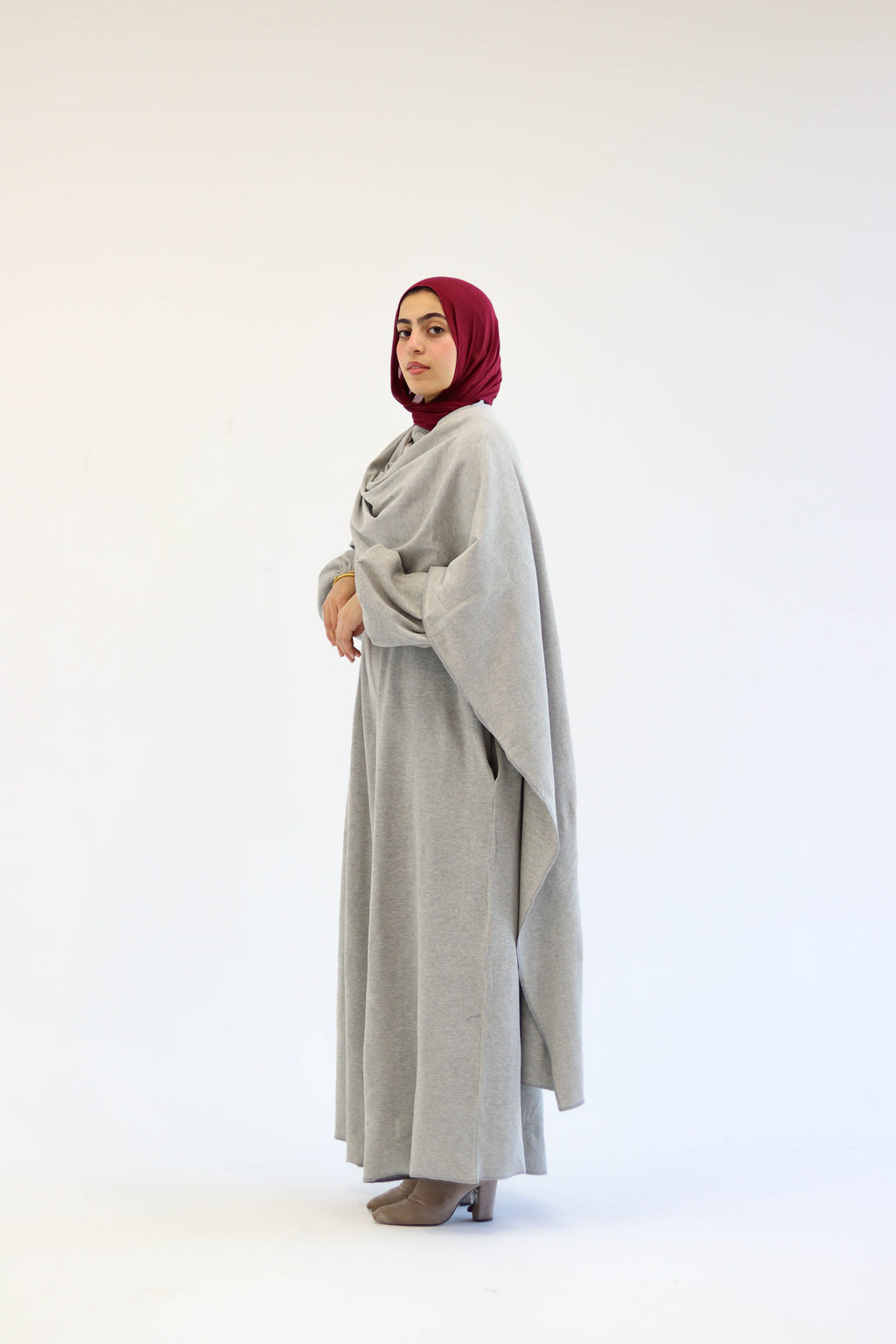 Asiia Set|Cape|Jumpsuit In Light-Grey