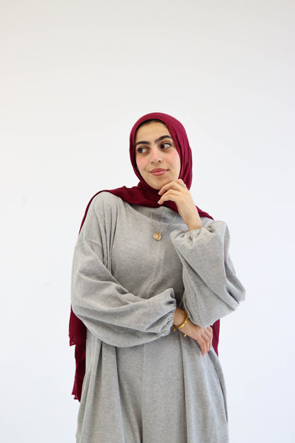 Asiia Set|Cape|Jumpsuit In Light-Grey