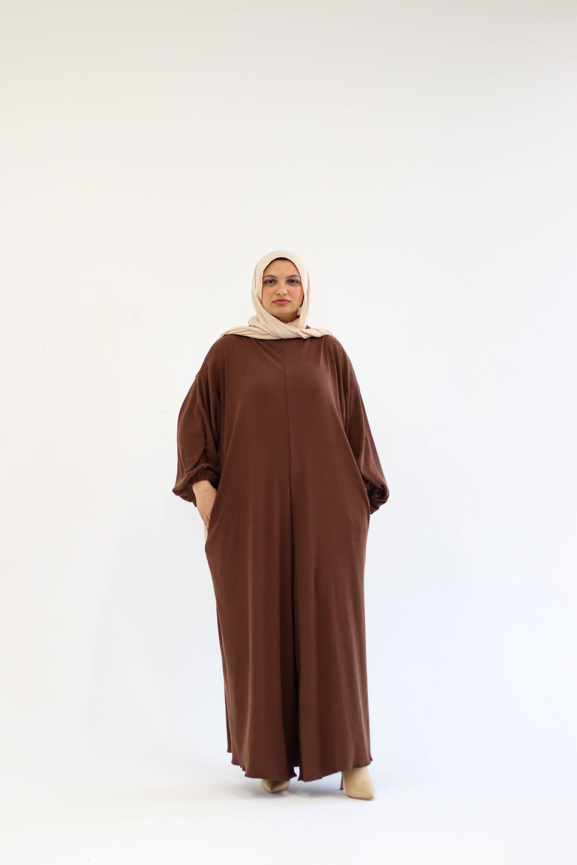 Asiia Set|Cape|Jumpsuit In Brown