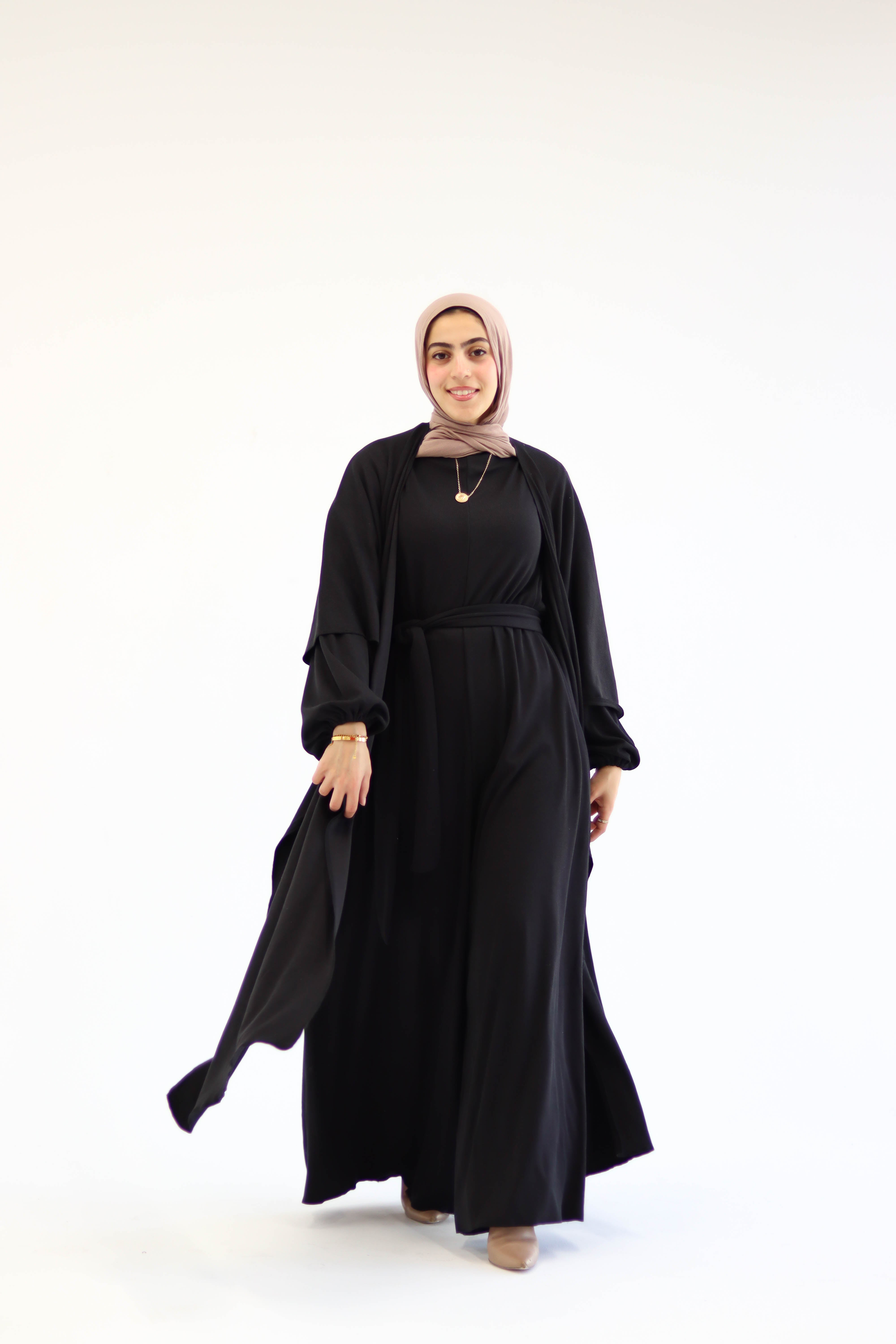 Asiia Set|Cape|Jumpsuit In Black