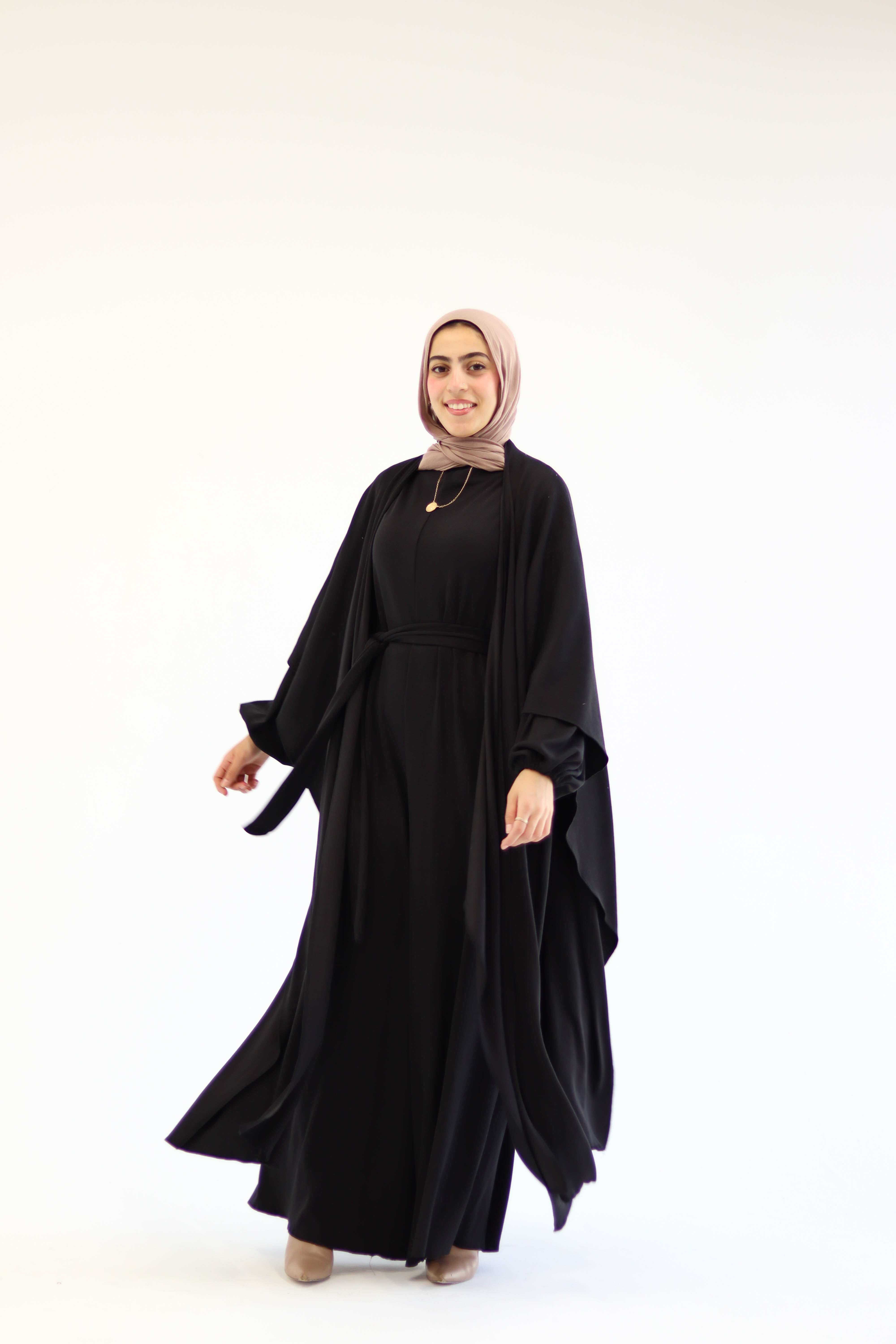 Asiia Set|Cape|Jumpsuit In Black