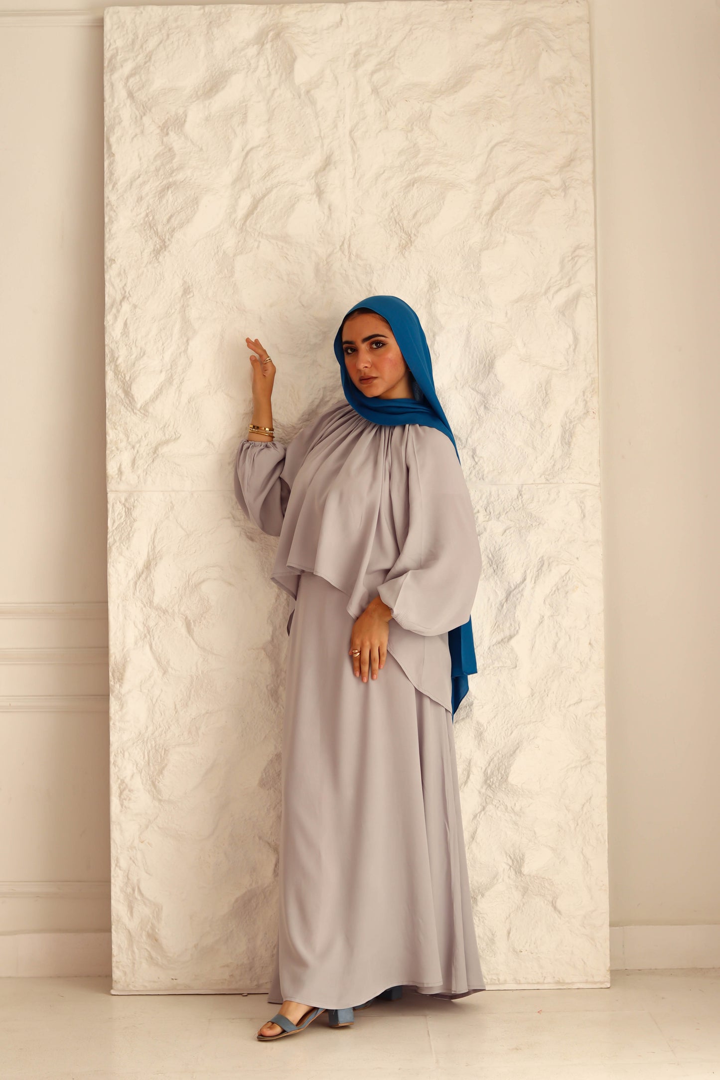 Nara Set|Blouse|Skirt In Grey