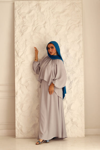 Nara Set|Blouse|Skirt In Grey