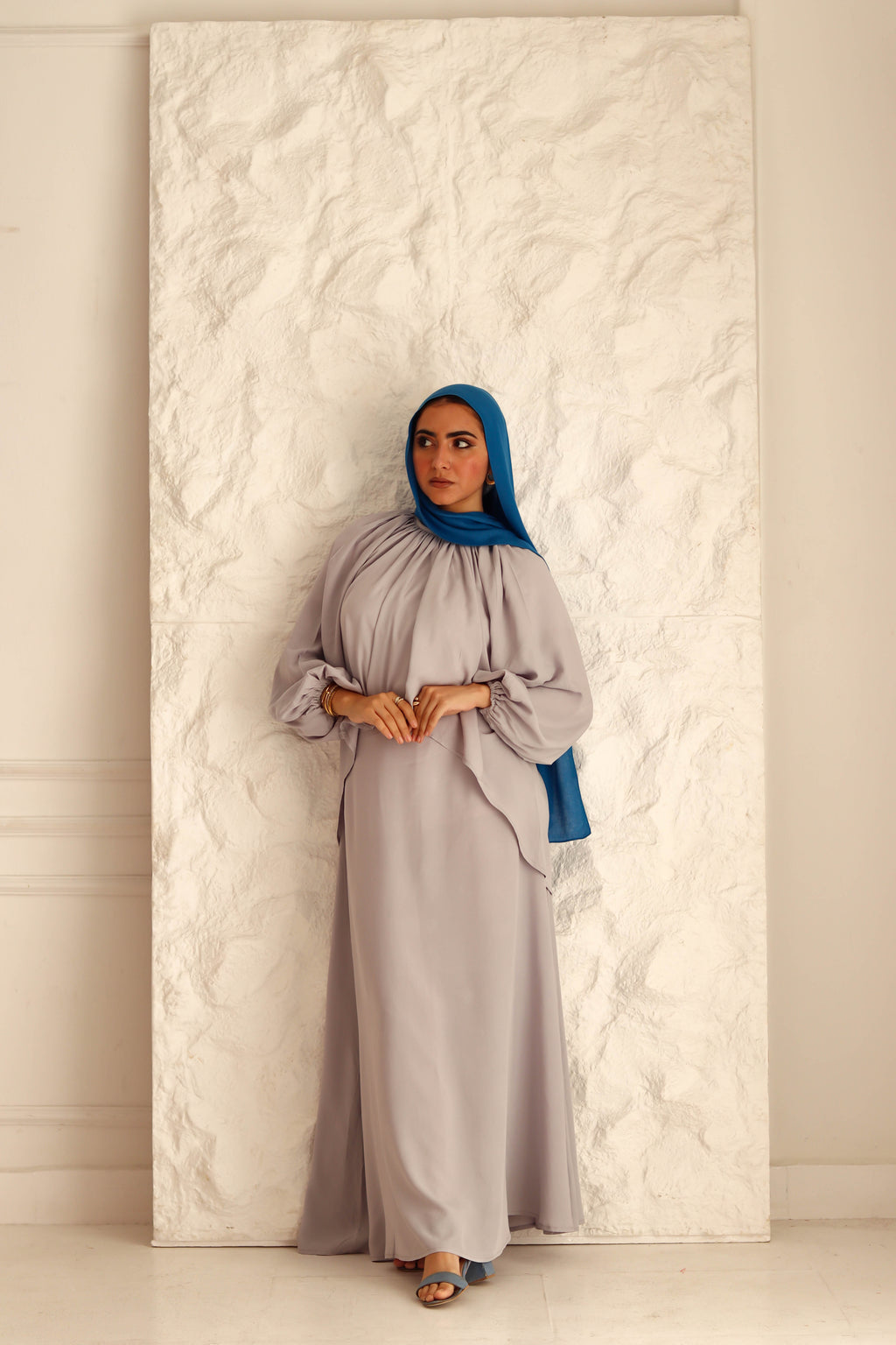 Nara Set|Blouse|Skirt In Grey
