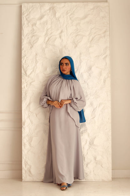 Nara Set|Blouse|Skirt In Grey