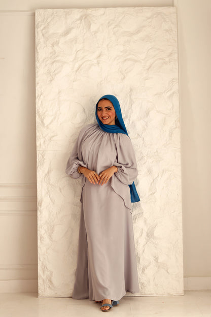 Nara Set|Blouse|Skirt In Grey