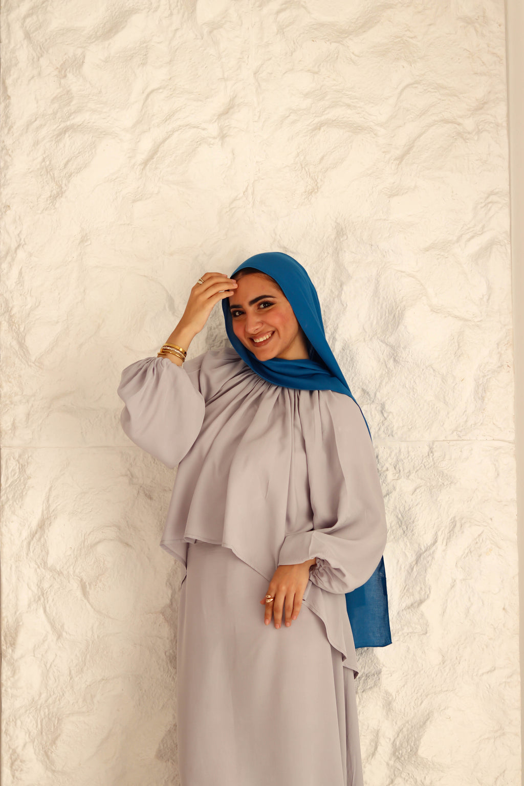Nara Set|Blouse|Skirt In Grey